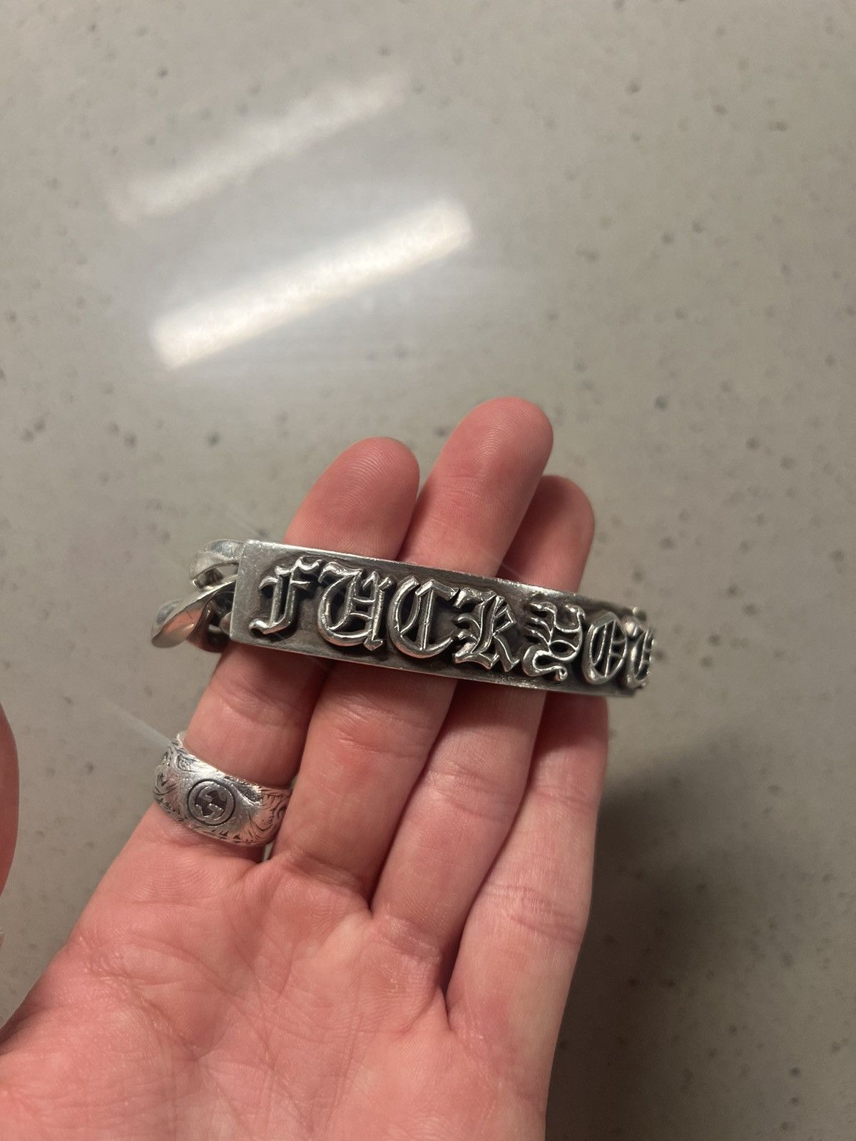 Chrome Hearts Chrome Hearts Fuck You Bracelet Size ONE SIZE - 13 Thumbnail
