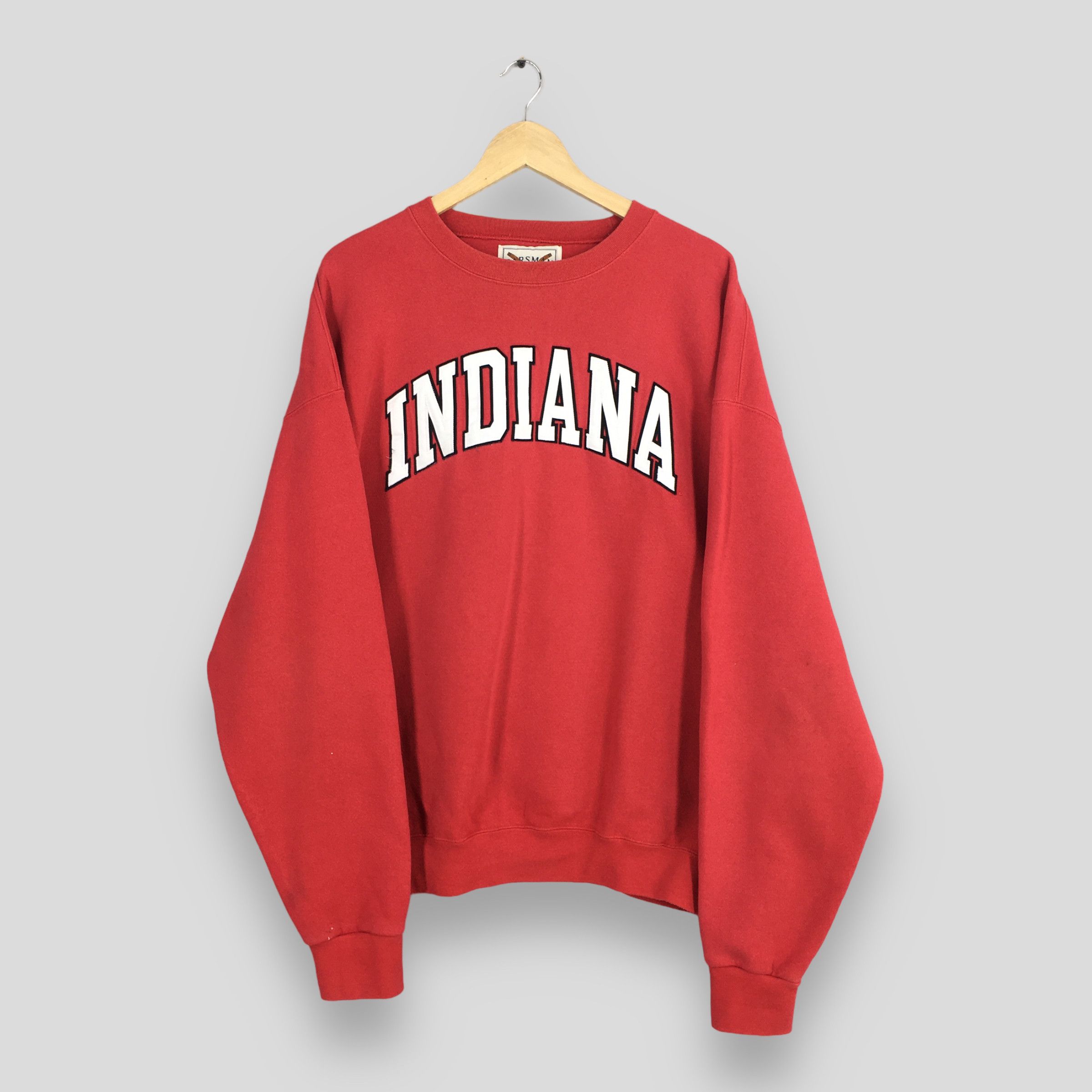 NCAA × Vintage Vintage 90s Indiana University Red Sweater XXL Size US XXL / EU 58 / 5 - 1 Thumbnail