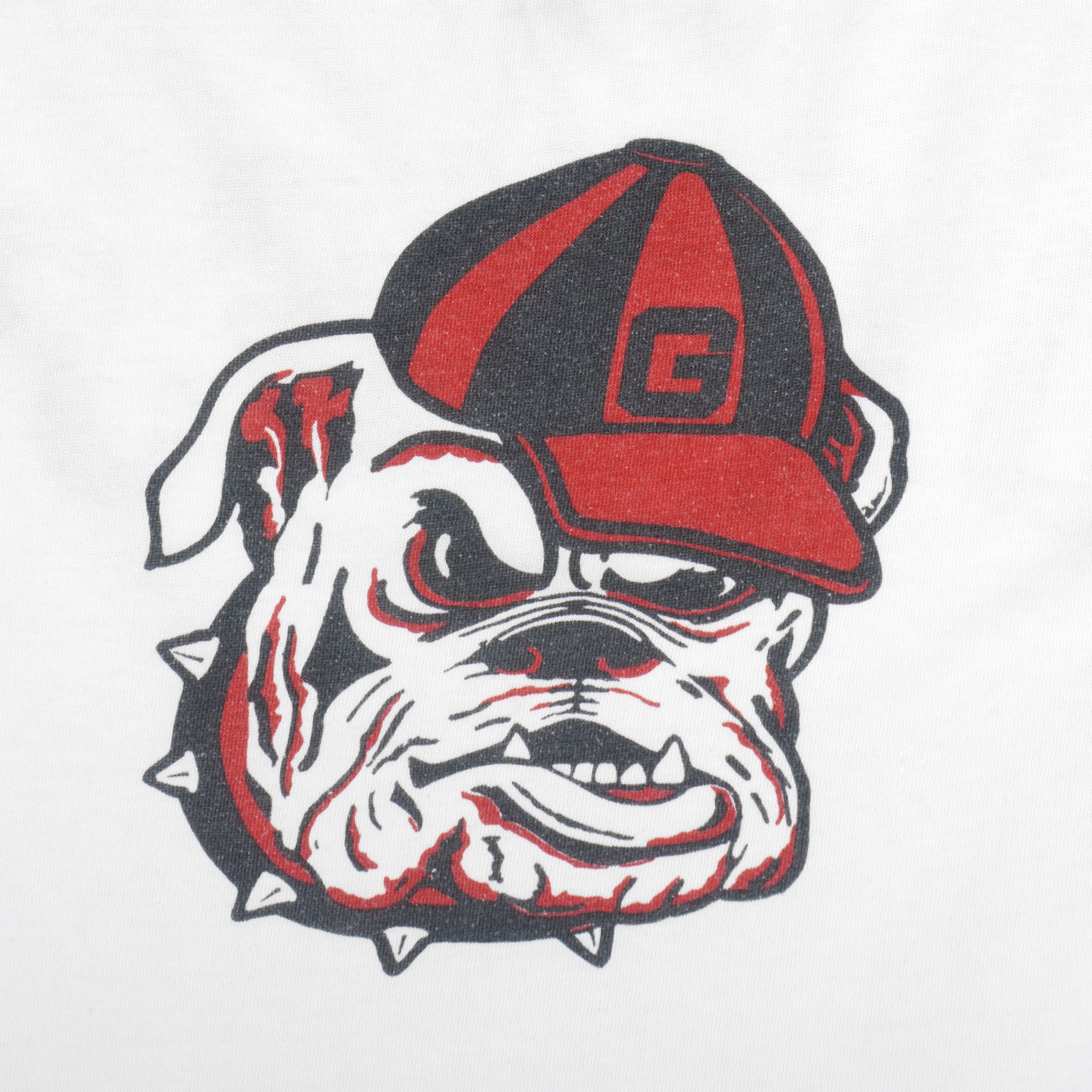 Nutmeg NCAA - Georgia Bulldogs Dawgs Jersey T-Shirt 1980s Size US L / EU 52-54 / 3 - 3 Thumbnail
