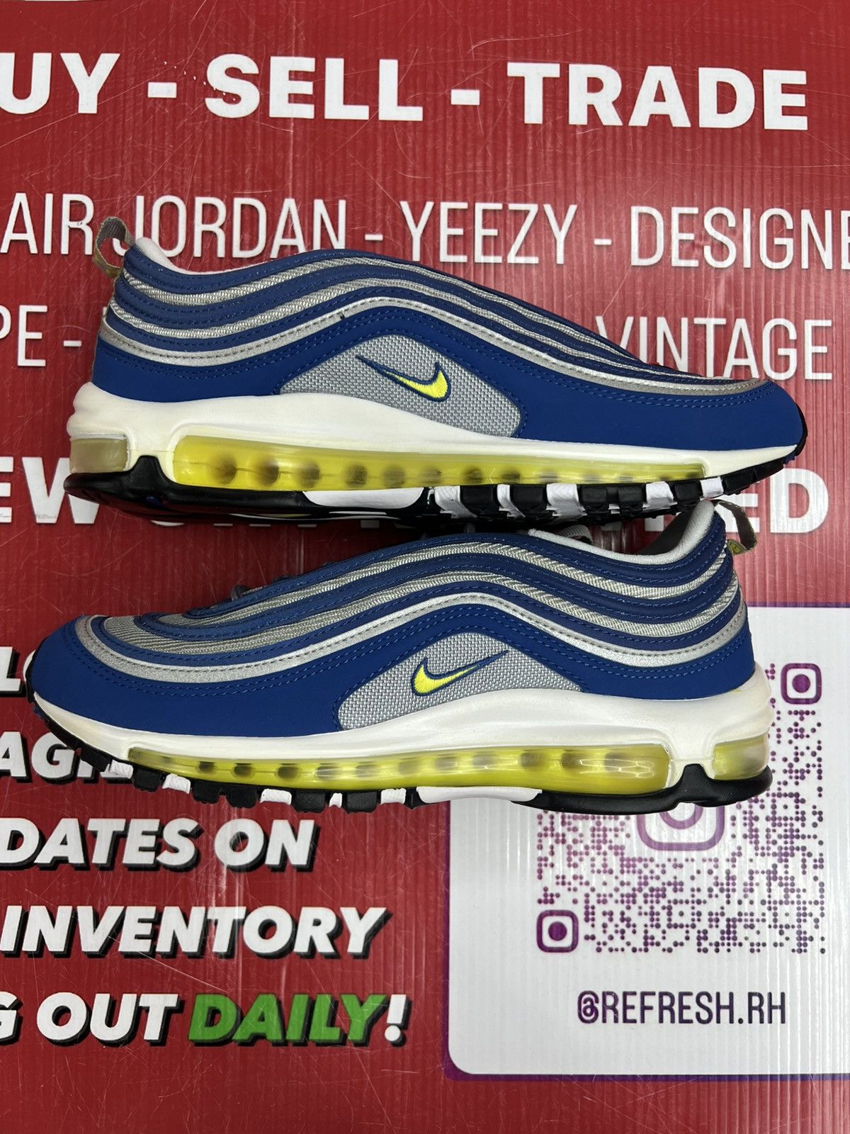 Nike Nike Air Max 97 OG Royal Neon Size 8.5 Size US 8.5 / EU 41-42 - 3 Thumbnail