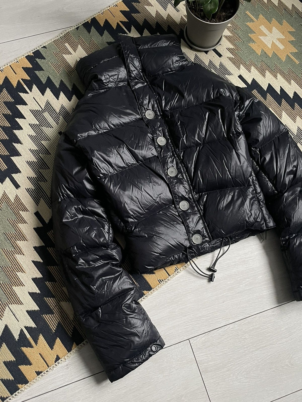 Designer × Unravel Project Unravel Project Ben Teverniti Cropped Down Jacket Size S / US 4 / IT 40 - 2 Thumbnail