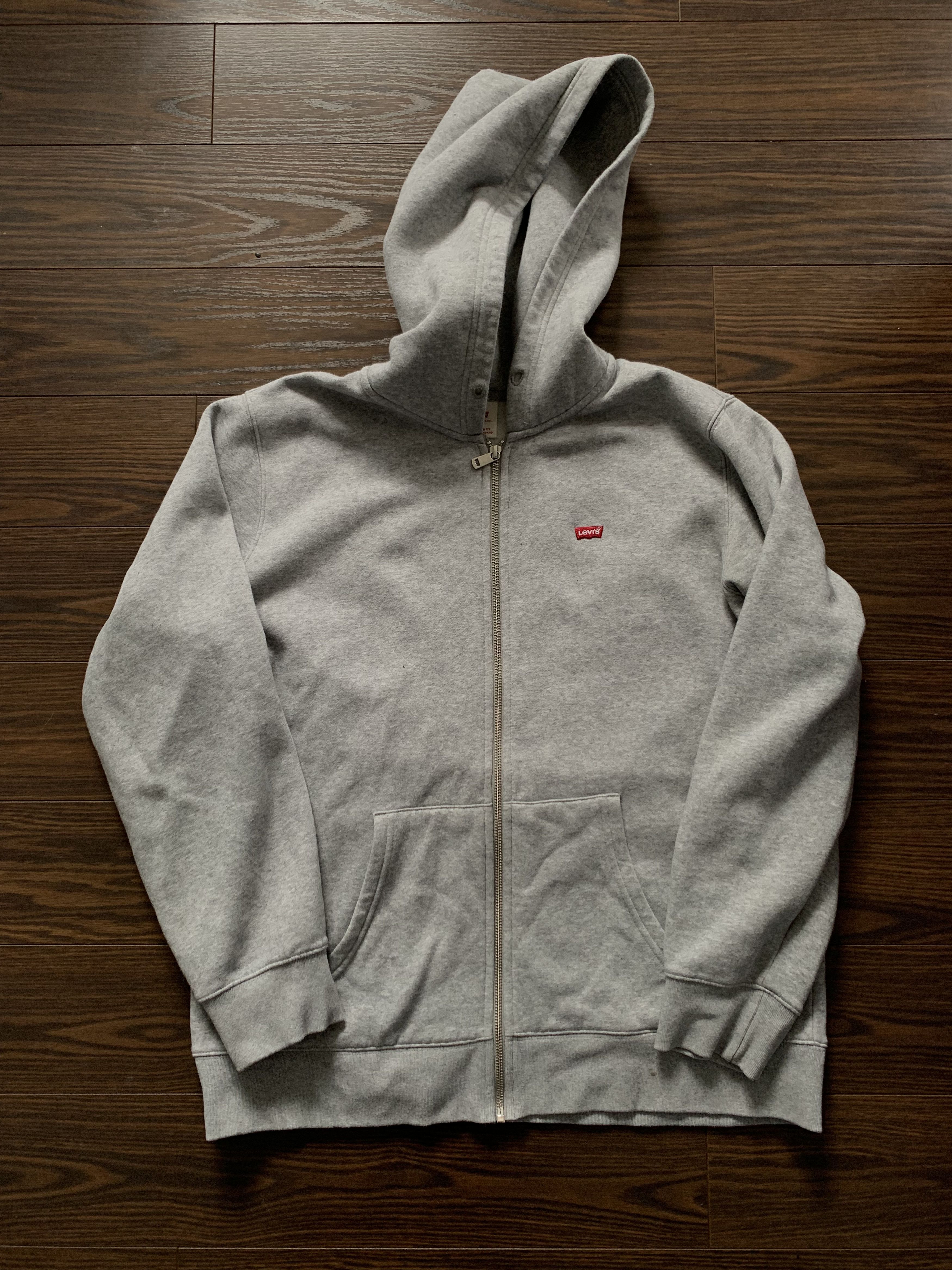 Levi's Levi’s Zip Up Hoodie Grey Essential Sweatshirt Small Logo Size US L / EU 52-54 / 3 - 1 Thumbnail