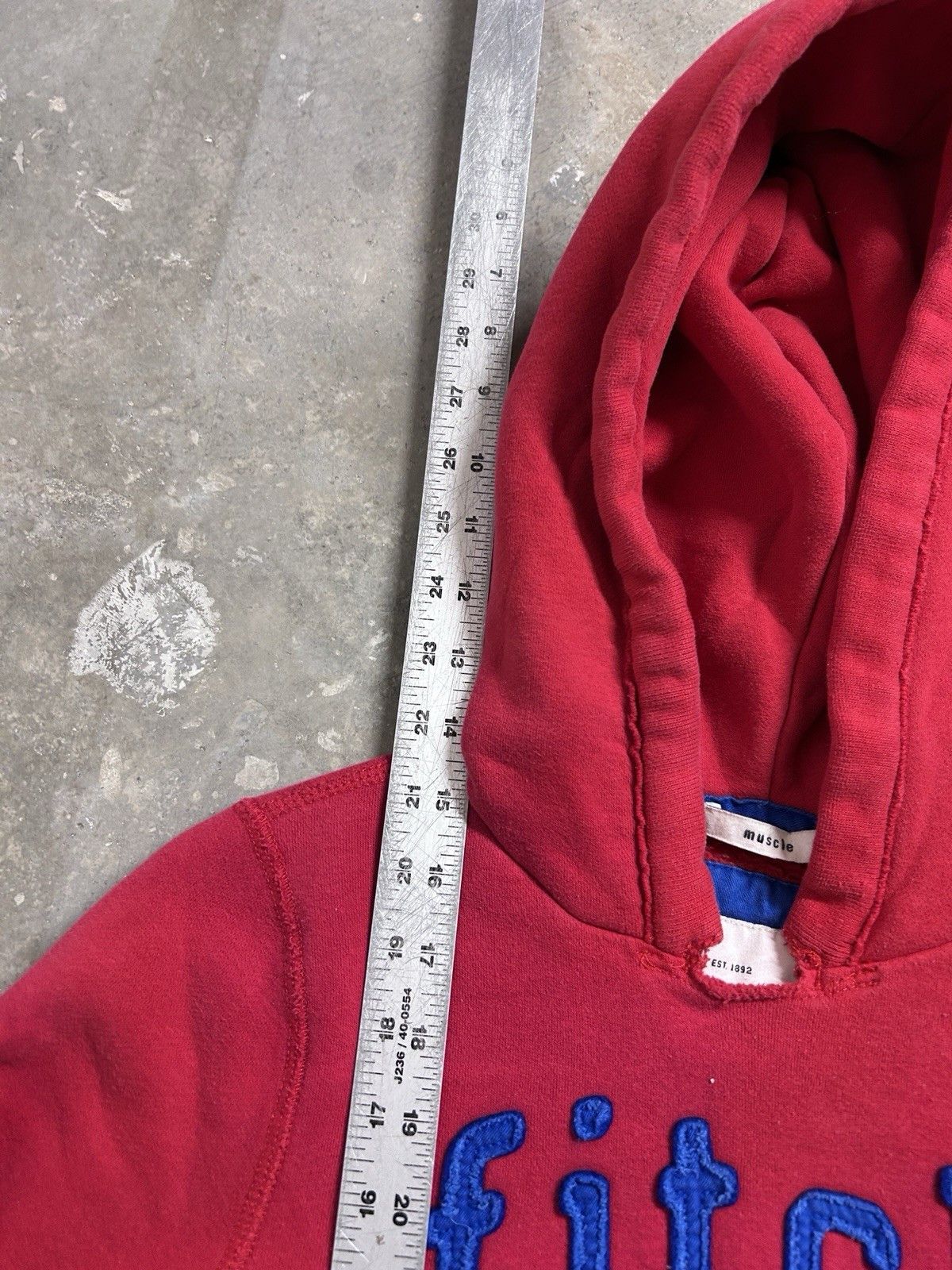Abercrombie & Fitch Abercrombie & Fitch Hoodie Youth XL Preppy Graphic Pullover Size XS / US 0-2 / IT 36-38 - 3 Thumbnail