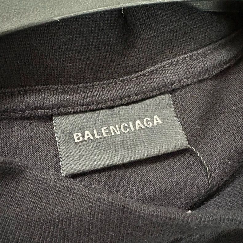 Balenciaga Balenciaga Letter printed T-shirt with round neck and shor Size US XS / EU 42 / 0 - 3 Thumbnail
