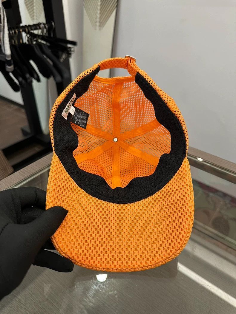 Kenzo Kenzo Orange Logo Mesh Baseball Cap-2506 Size ONE SIZE - 5 Thumbnail