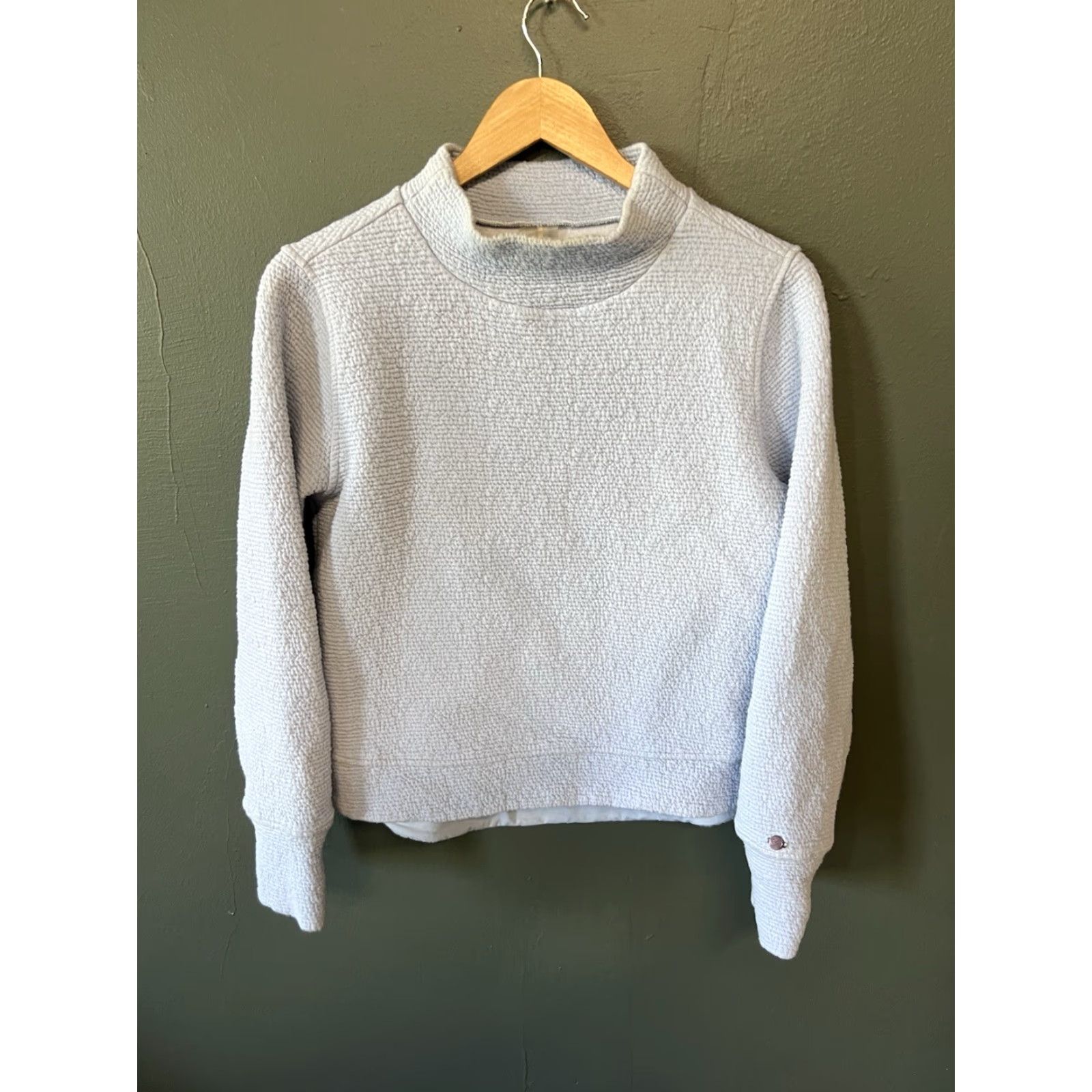 Vintage CALIA Womens Blue Long Sleeve Mock Neck Pullover Sweatshirt Sweatshirt Size Small S Long Sleeve Pullover Mock Neck Womens Blue CALIA Size S / US 4 / IT 40 - 2 Thumbnail