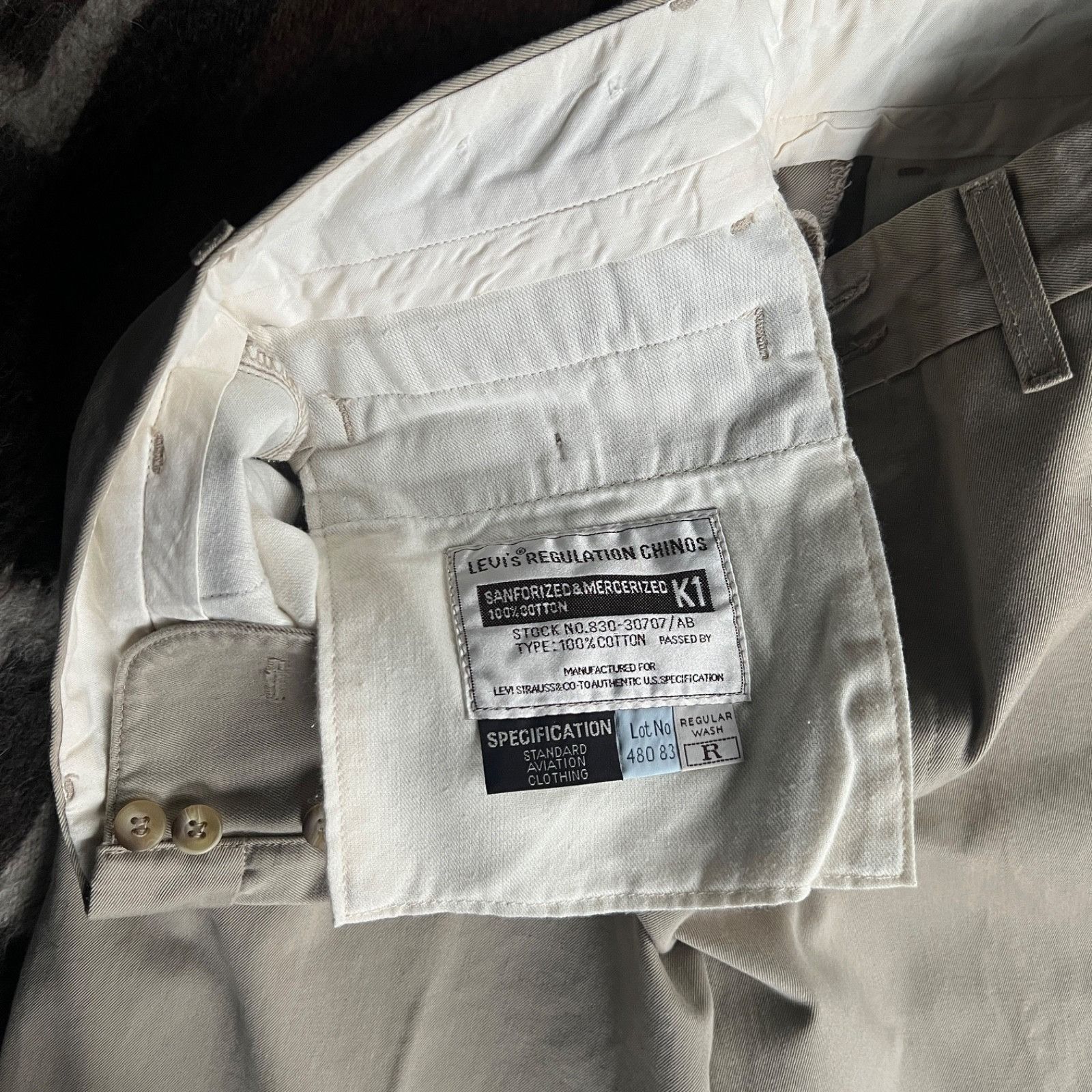 Levi's Levi’s Regulation Chinos Vintage Military Pants 9786AC Size US 32 / EU 48 - 3 Thumbnail