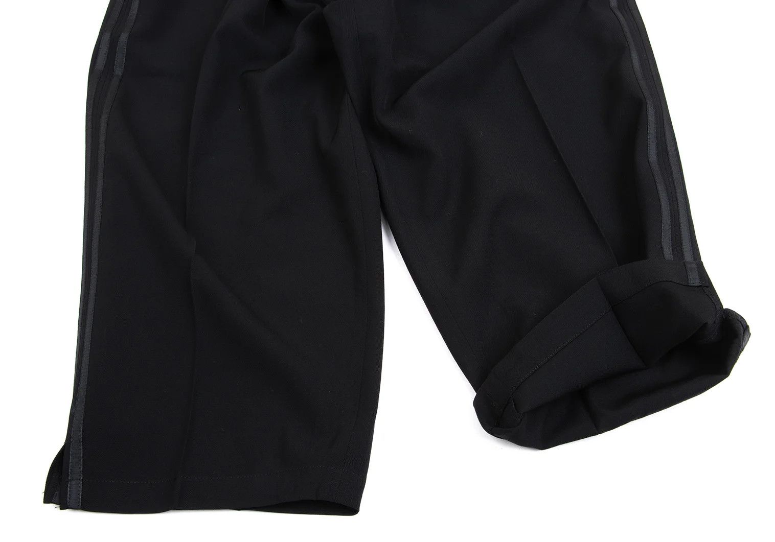 Yohji Yamamoto Yohji Yamamoto Three-Line Tap Pants Black Size US 30 / EU 46 - 10 Thumbnail