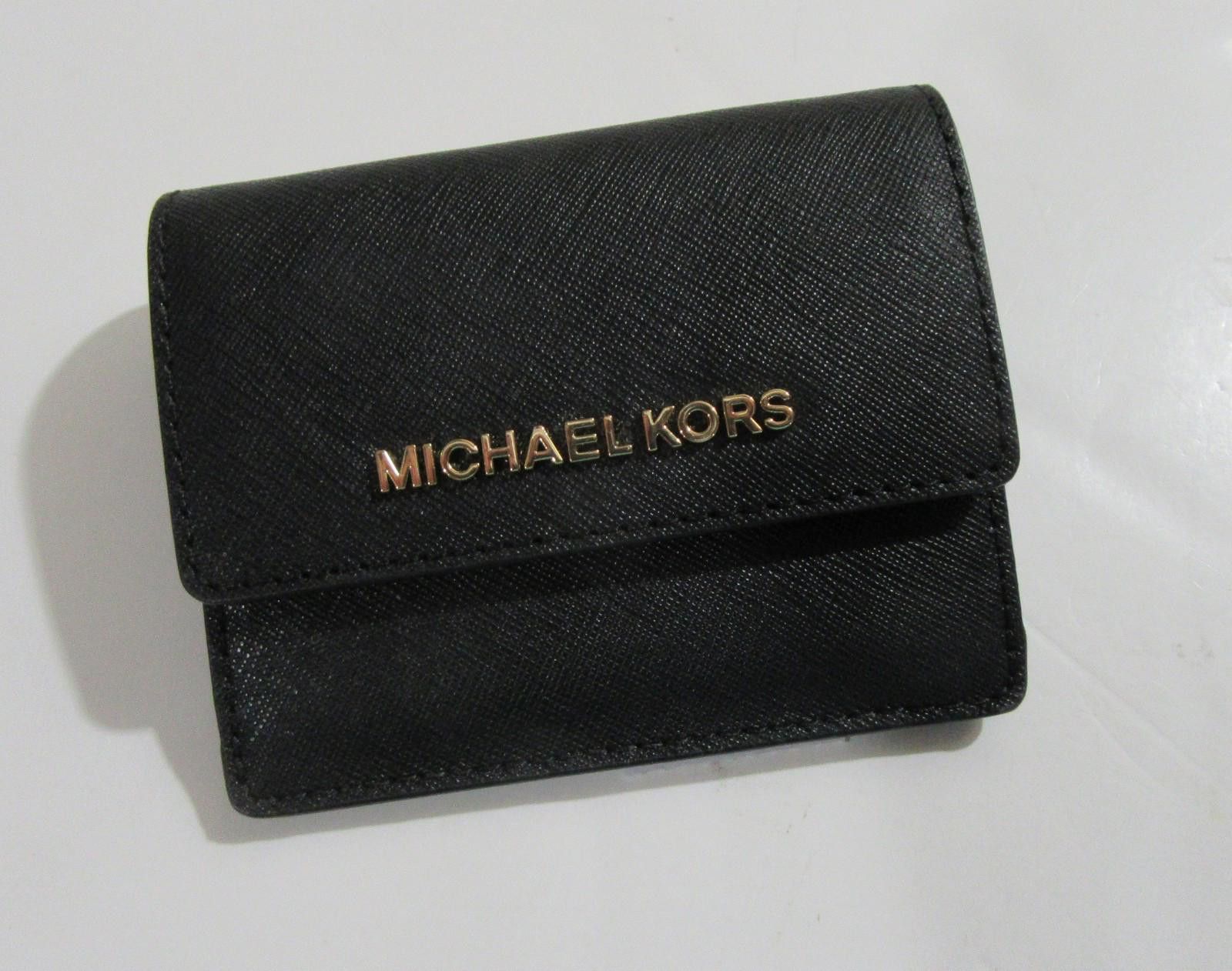 Michael Kors Michael Kors Jet Set Travel Leather Card Case ID Key Holder Size ONE SIZE - 1 Thumbnail