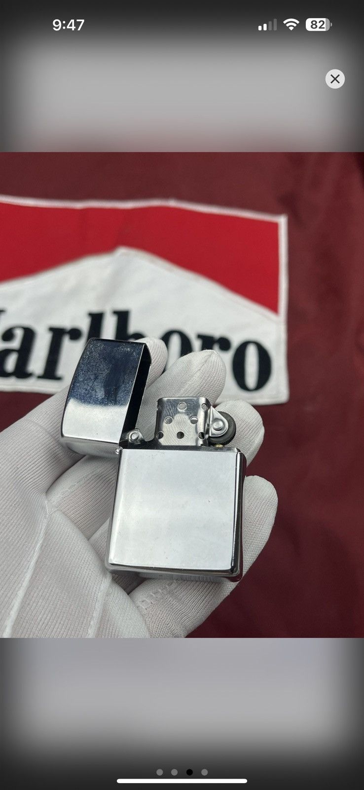 Vintage Silver Marlboro cigar lighters, 2 item Size ONE SIZE - 4 Thumbnail