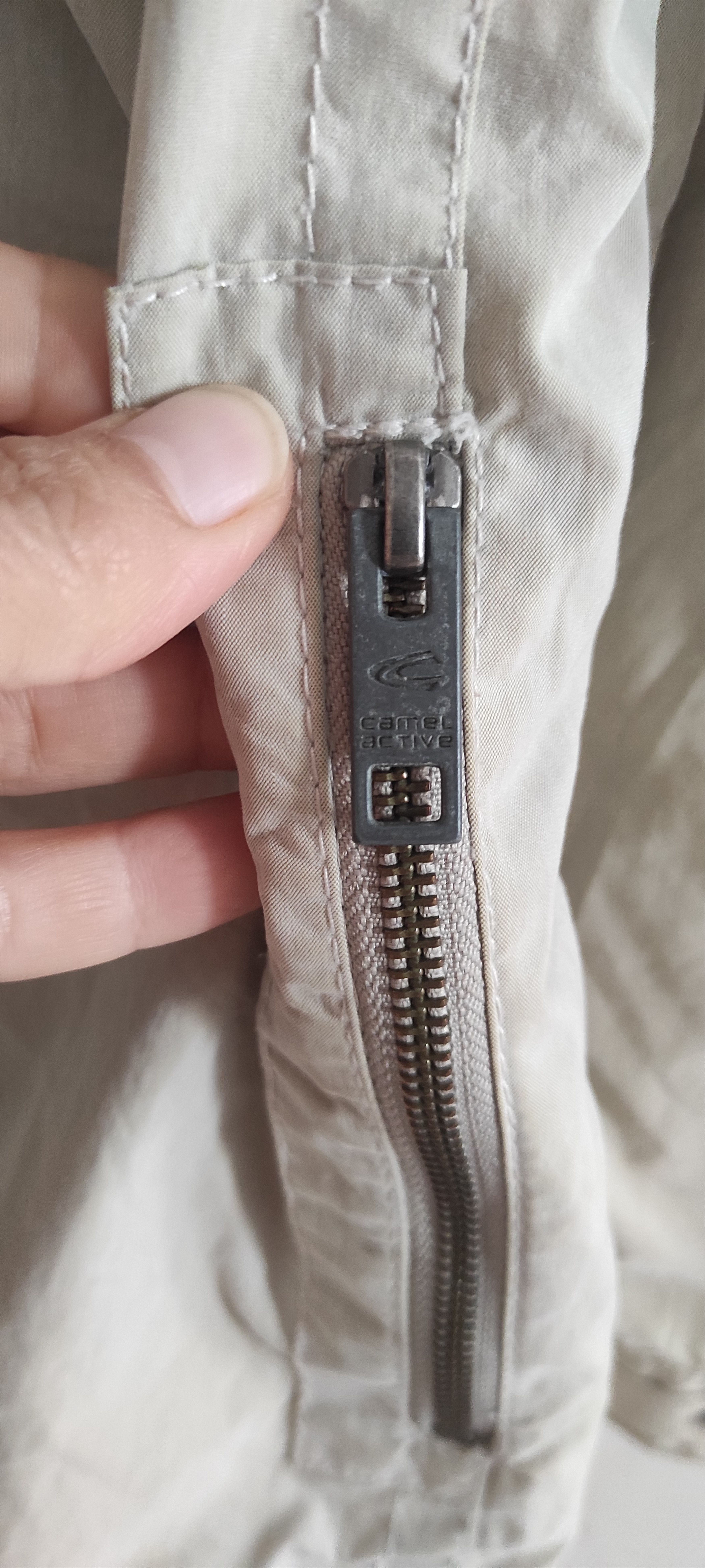 Camel × camel active Camel Active Men's Jacket Beige Cotton Full Zipper Pockets Size US M / EU 48-50 / 2 - 13 Thumbnail
