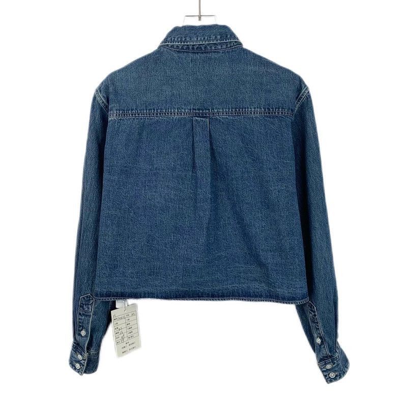 Celine Celine Blue Denim Logo Cotton Shirt Size US M / EU 48-50 / 2 - 2 Thumbnail