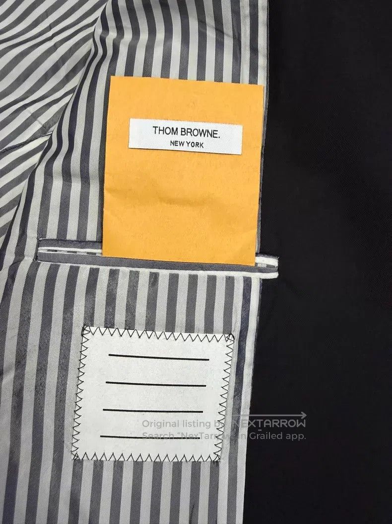 Thom Browne Thom Browne Black Jacket Size 38L - 4 Thumbnail
