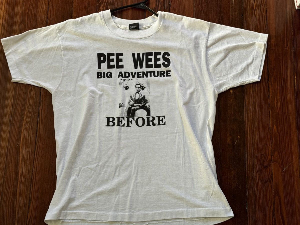 Vintage Pee Wees Big Adventure Arrest Shirt Size US XL / EU 56 / 4 - 1 Thumbnail