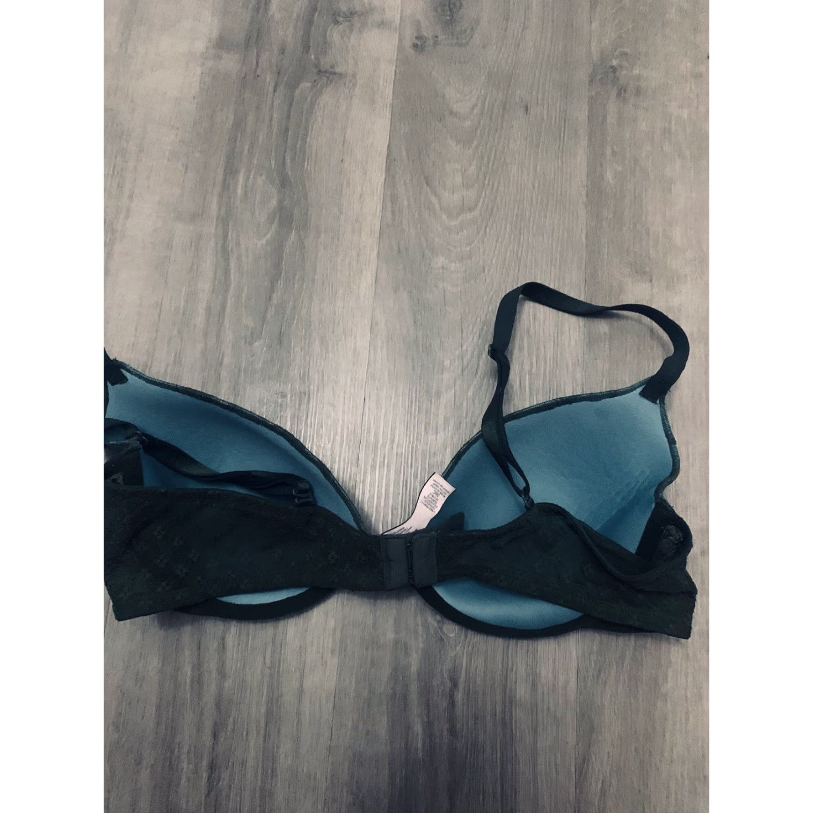 Victoria's Secret Victoria’s Secret Lined Perfect Coverage Bra Green Floral 36C Women Underwired T-Shirt Size ONE SIZE - 2 Thumbnail