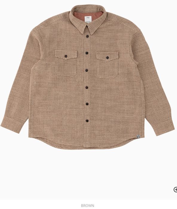 Visvim VISVIM LUMBER L/S TWEED SHIRT BROWN | Grailed