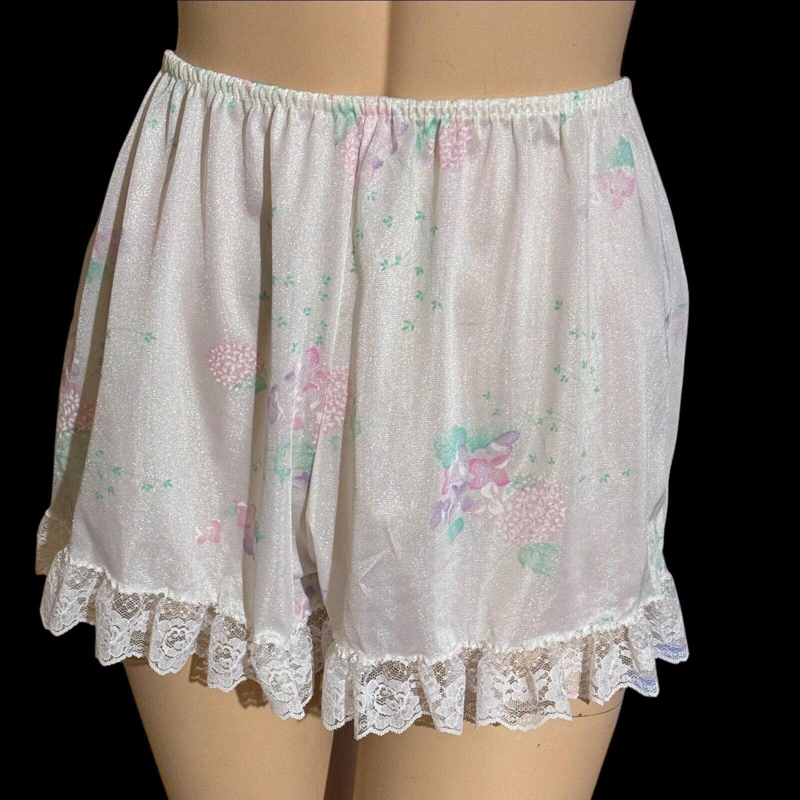 Designer Vintage Erica Loren Pastel Lacy Pajama Babydoll Sz S Size ONE SIZE - 6 Thumbnail