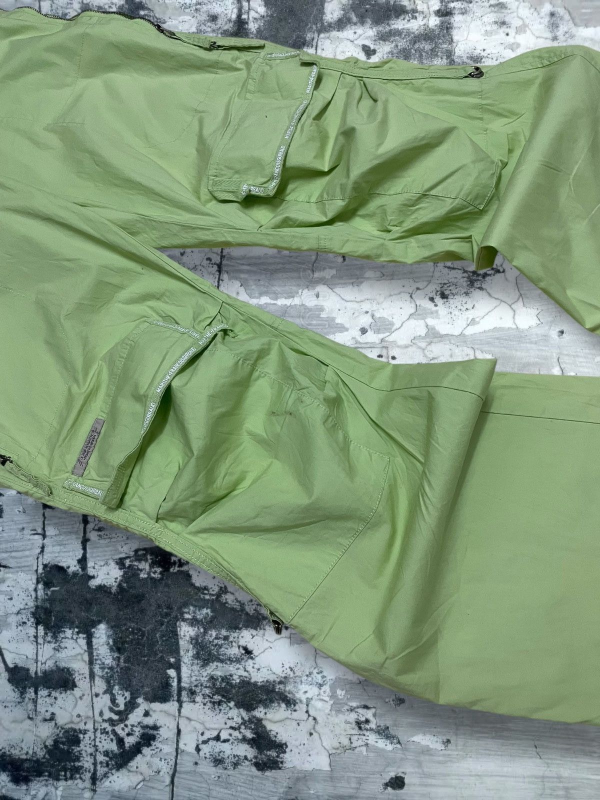 Marithe + Francois Girbaud Vintage Og 1990s Marithe Francois Girbaud Tactical Neon Pant Size US 33 - 6 Thumbnail