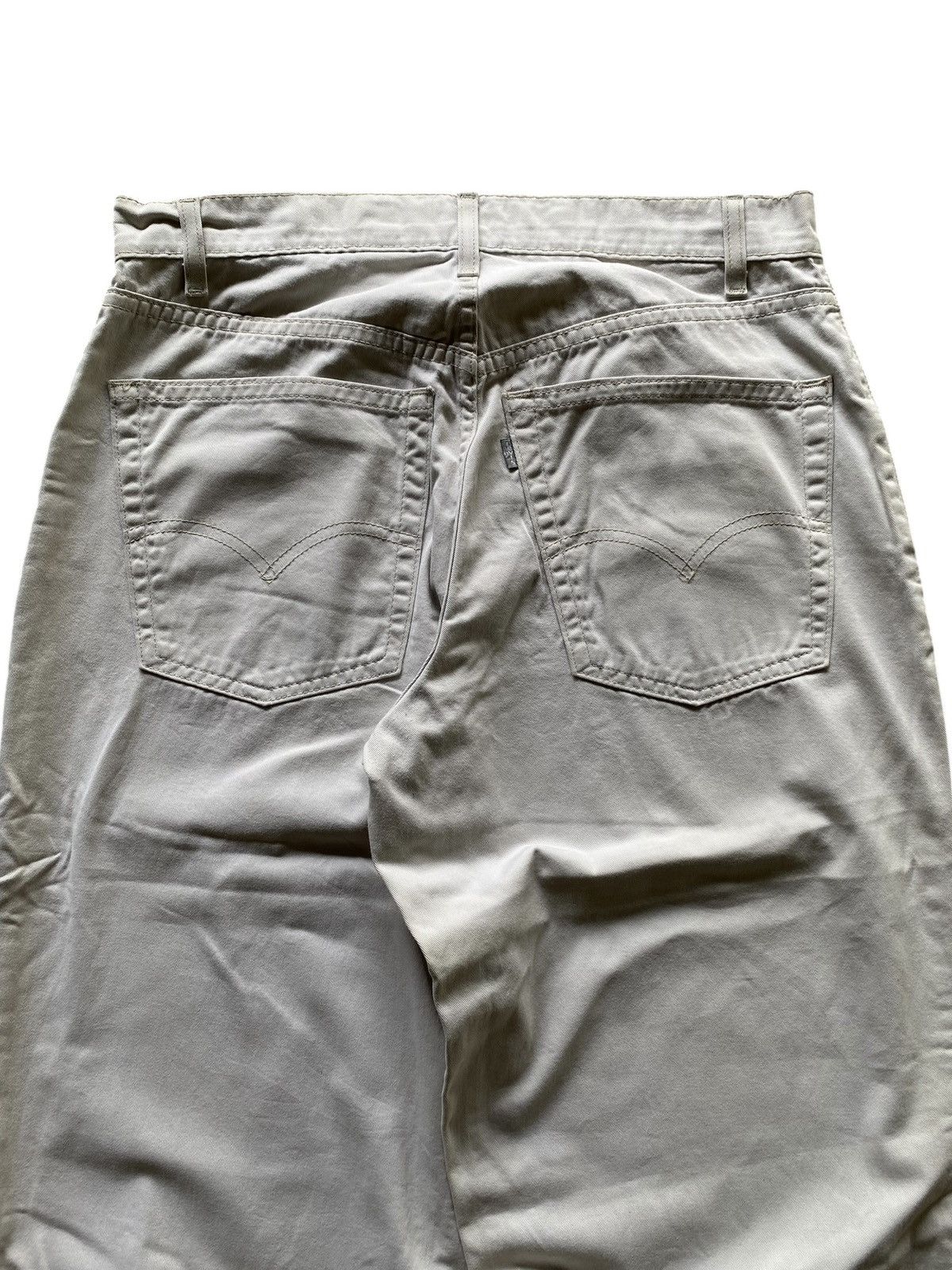 Levi's Vintage 1990’s Baggy Levis Silvertab Beige Jeans Size US 32 / EU 48 - 7 Thumbnail