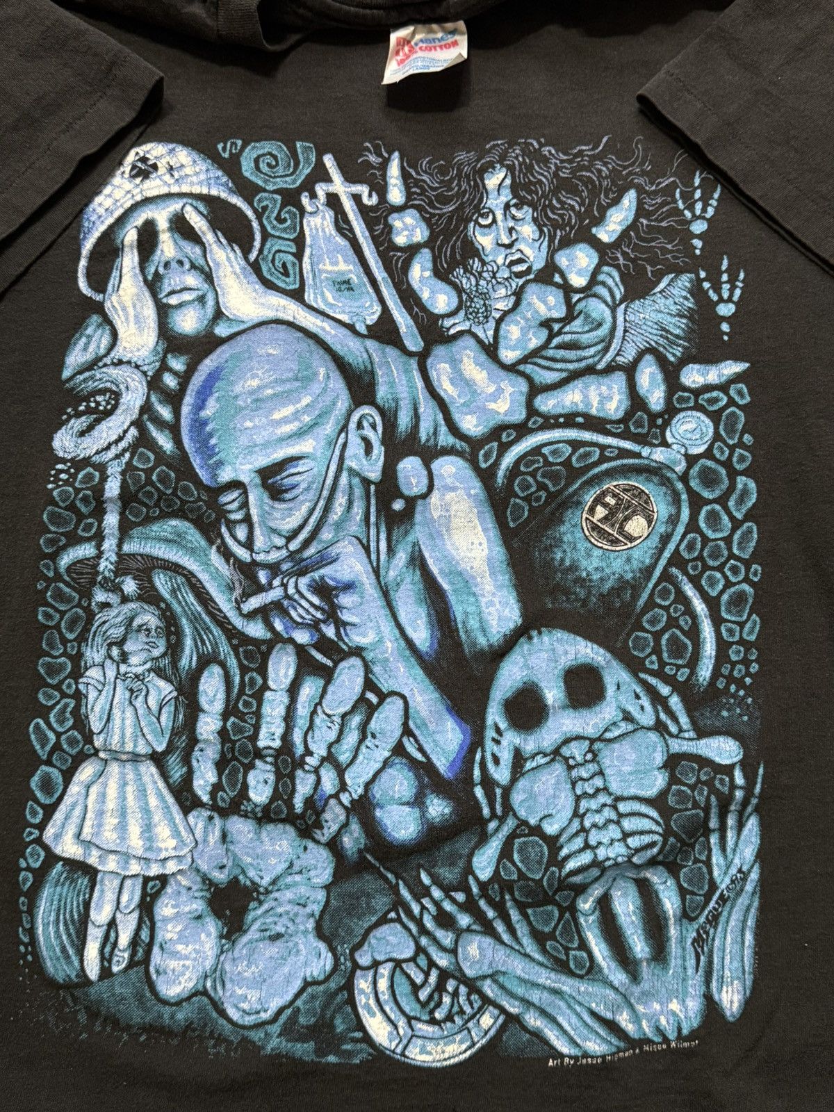 Hanes vtg 90s alice in chains “dirt” 1993 tour graphic band tee Size US L / EU 52-54 / 3 - 1 Thumbnail