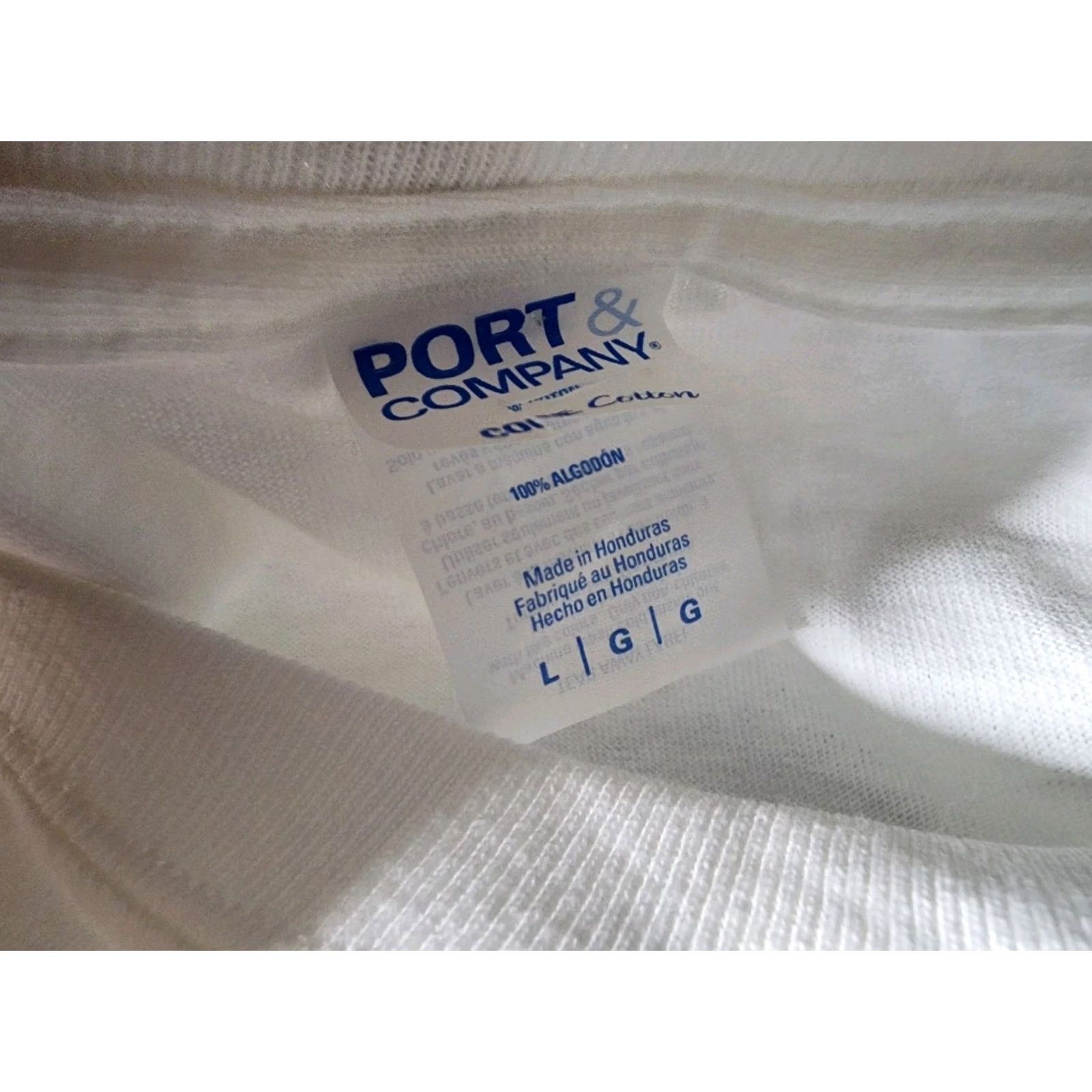 Port & Company Port & Company Mens L T-Shirt White Double-Sided SNL Billy Goat Tavern Chicago 90s Crew Neck Short Sleeve Shirt Size US L / EU 52-54 / 3 - 5 Thumbnail