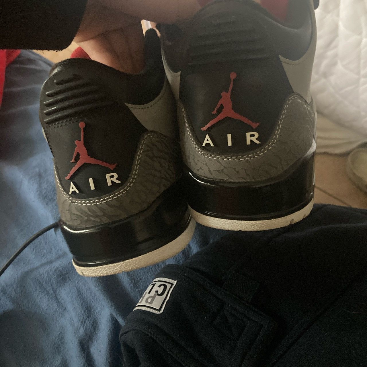 Nike Air jordan 3 Retro ‘Stealth’ 2011 Size US 8 / EU 41 - 4 Thumbnail