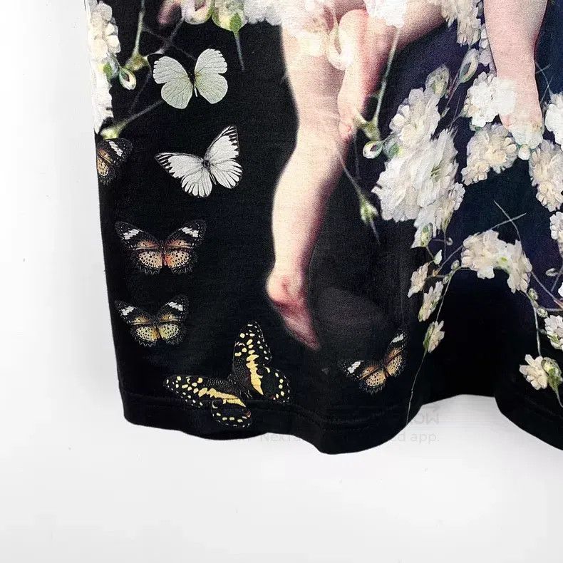 Givenchy Givenchy Black Madonna Starry Print Cotton Crew Neck Short Size US XS / EU 42 / 0 - 5 Thumbnail