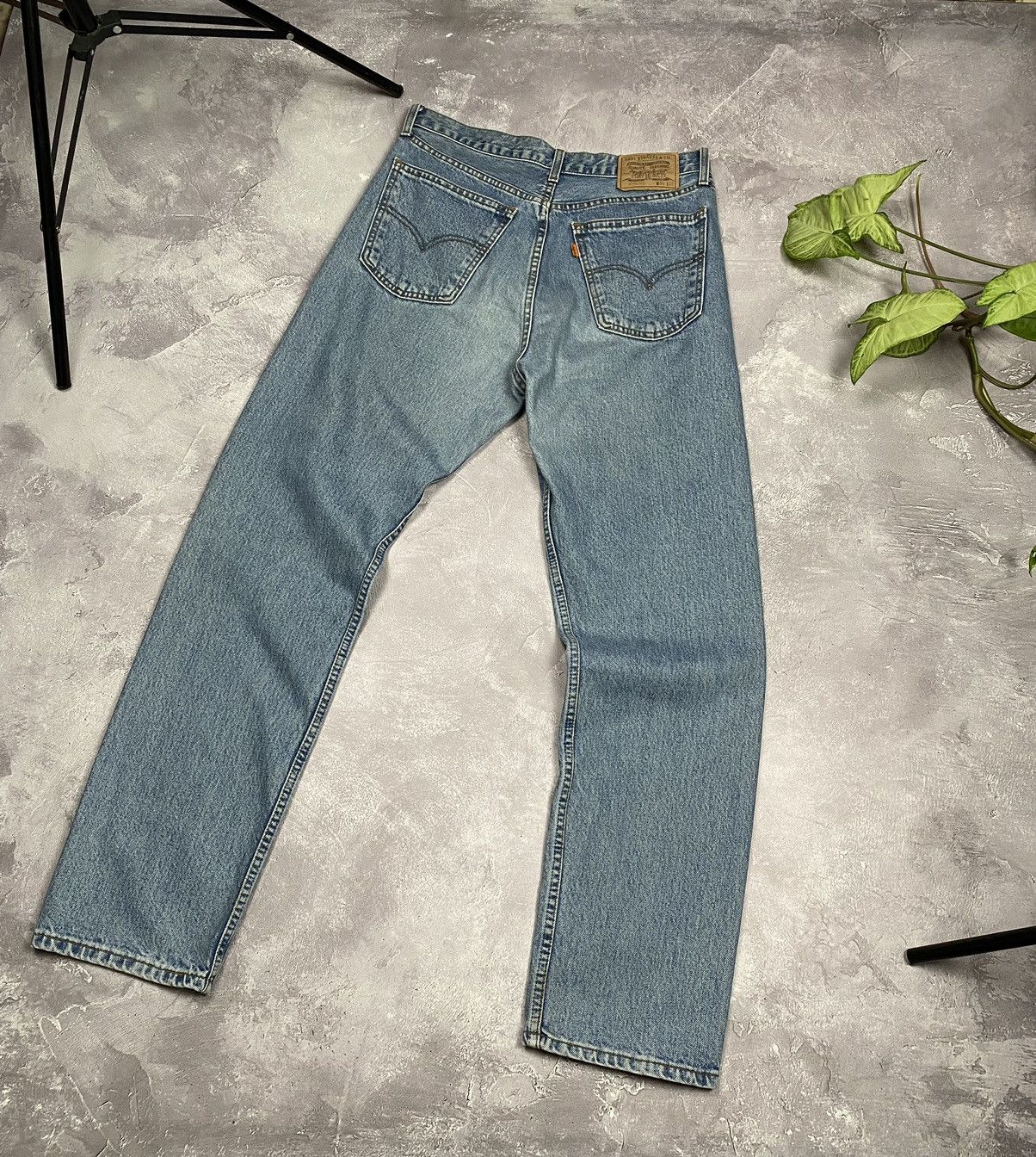 Jean × Levi's × Vintage Vintage Levis 615 1998 Jeans Baggy Wash Denim Blue Size US 34 / EU 50 - 4 Thumbnail