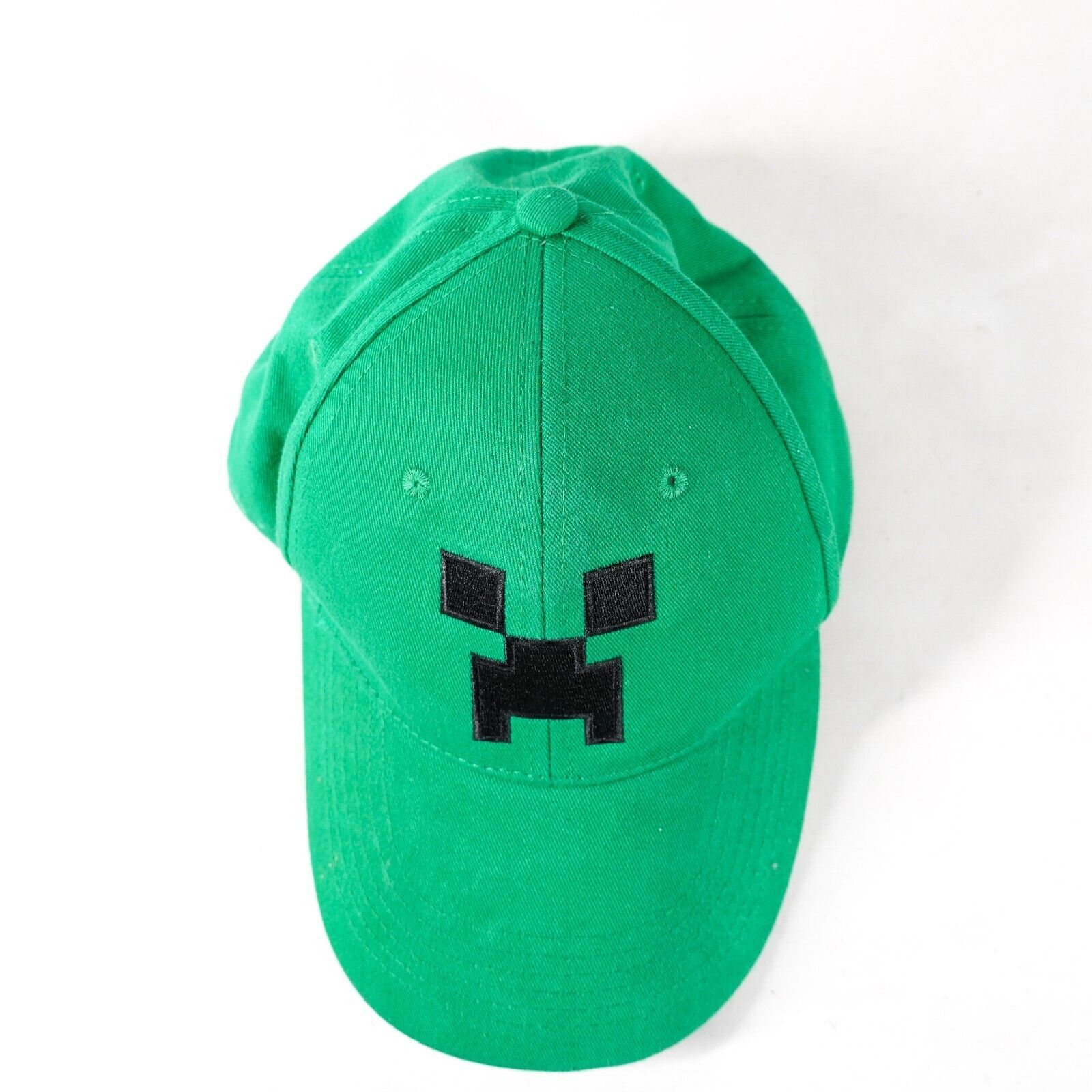Other Minecraft Game Face Jinx Baseball Hat Visor Cap Green Black Size ONE SIZE - 6 Thumbnail