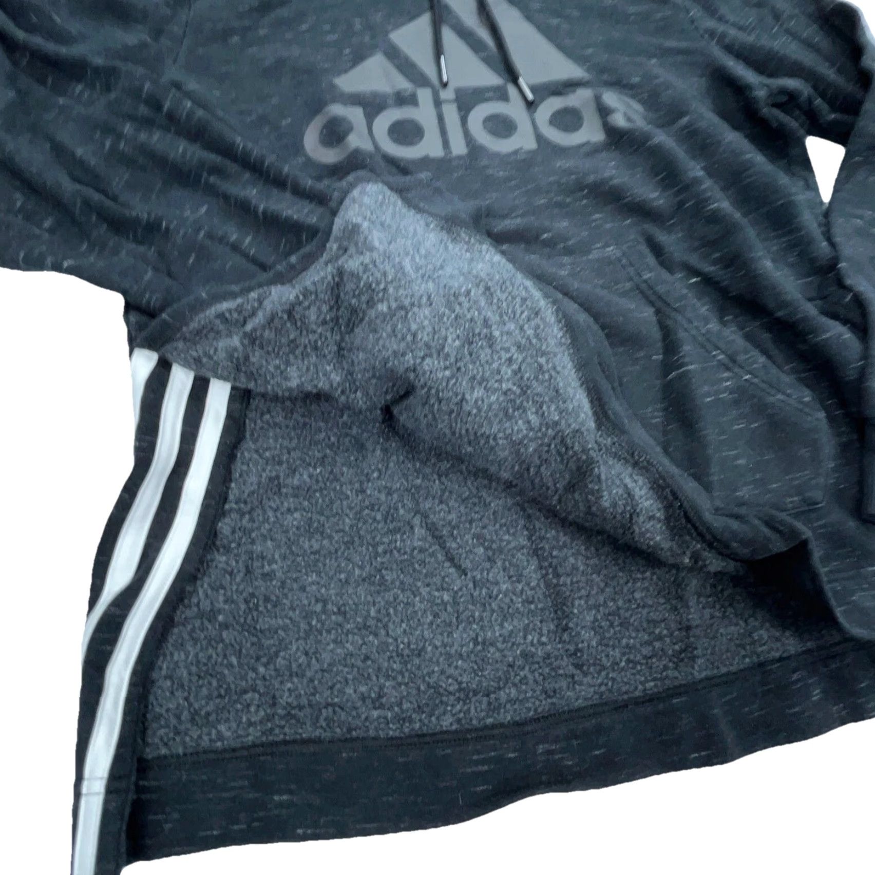 Adidas Adidas Hoodie Women Small Black White Logo Pullover Sweatshirt Casual Activewear Modern Sports Size S / US 4 / IT 40 - 4 Thumbnail