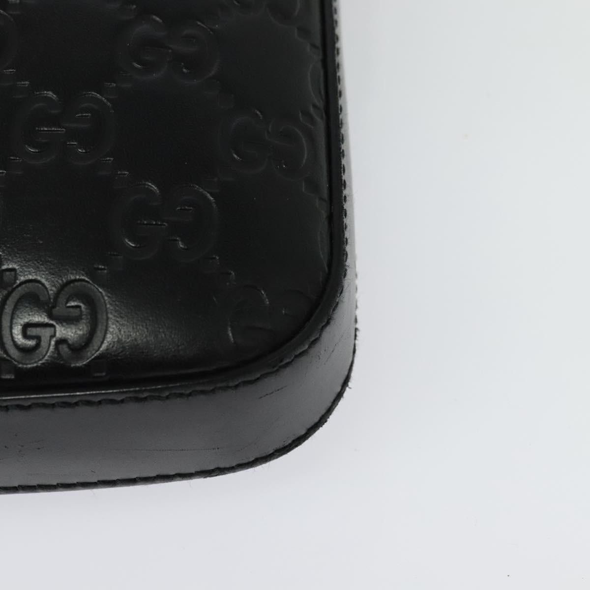 Gucci GUCCI GG Canvas Guccissima Shoulder Bag Leather Silver Black Size ONE SIZE - 13 Thumbnail