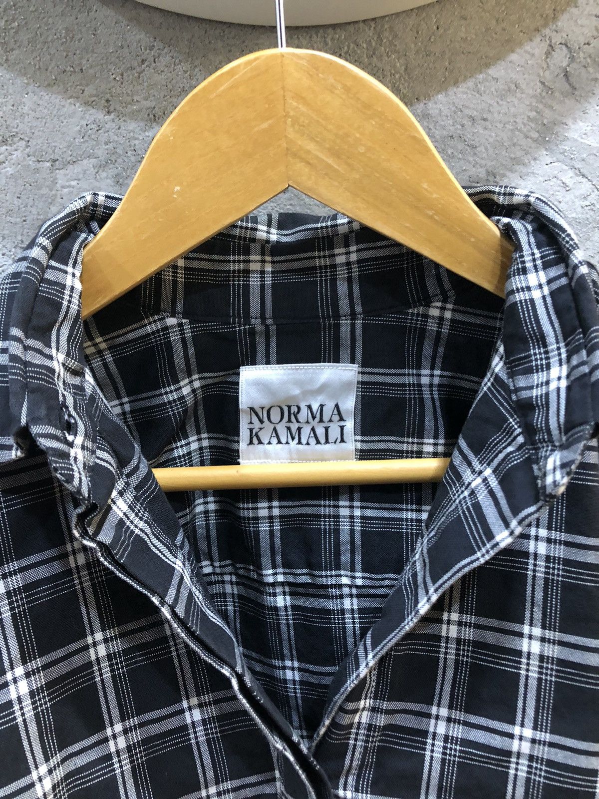 Norma Kamali Norma Kamali 1990 Hidden Button Up Shirt Size XL / US 12-14 / IT 48-50 - 7 Thumbnail