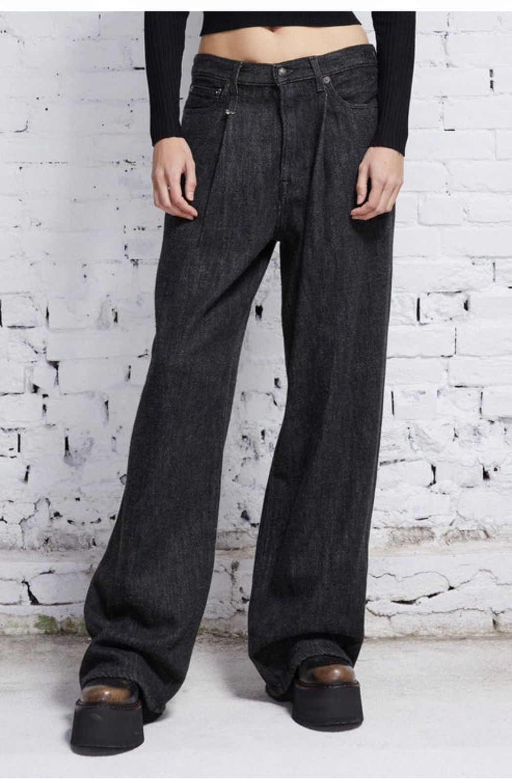 R13 Damon Pleated Jean size 27