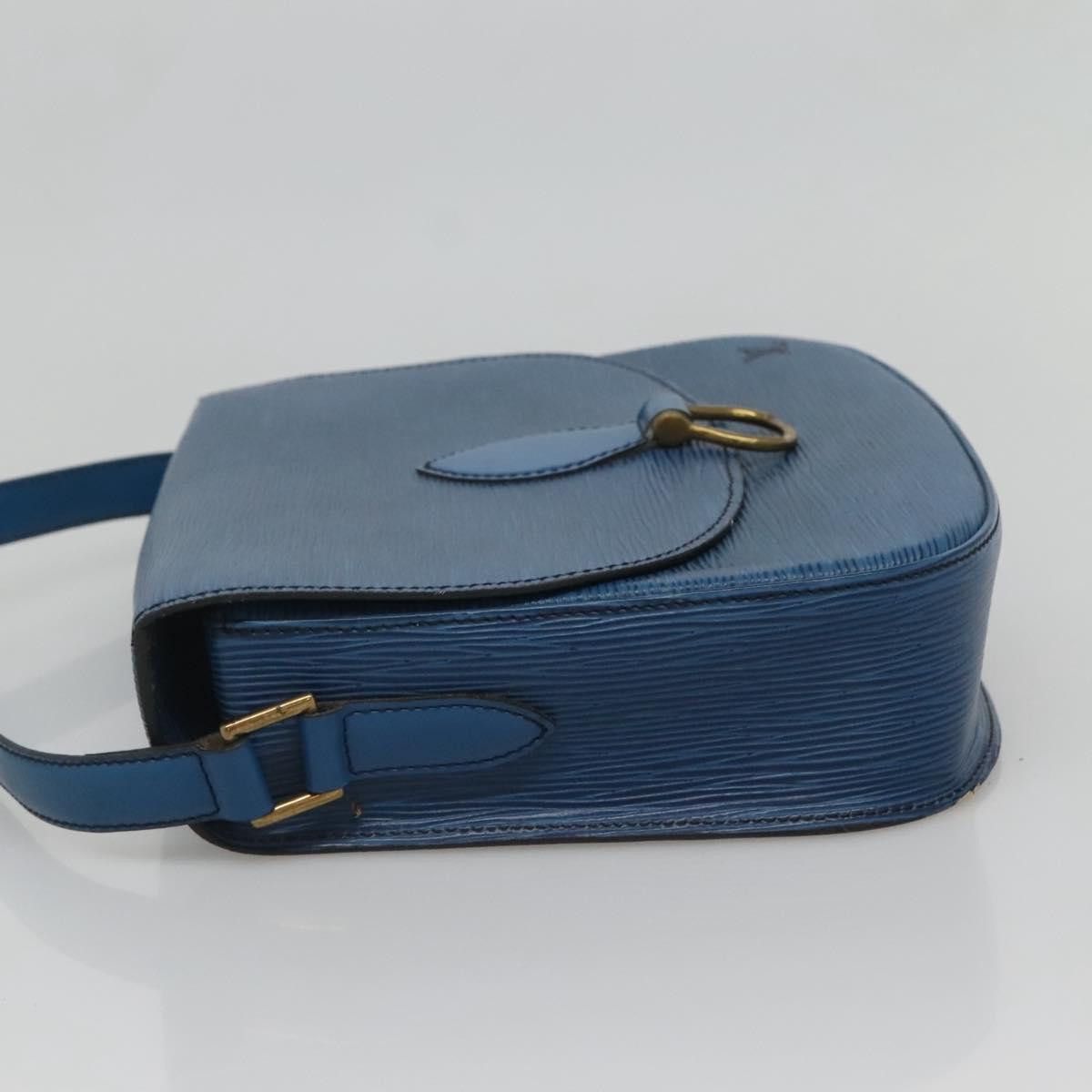 Louis Vuitton LOUIS VUITTON Epi Saint Cloud GM Shoulder Bag Toledo Blue Size ONE SIZE - 4 Thumbnail