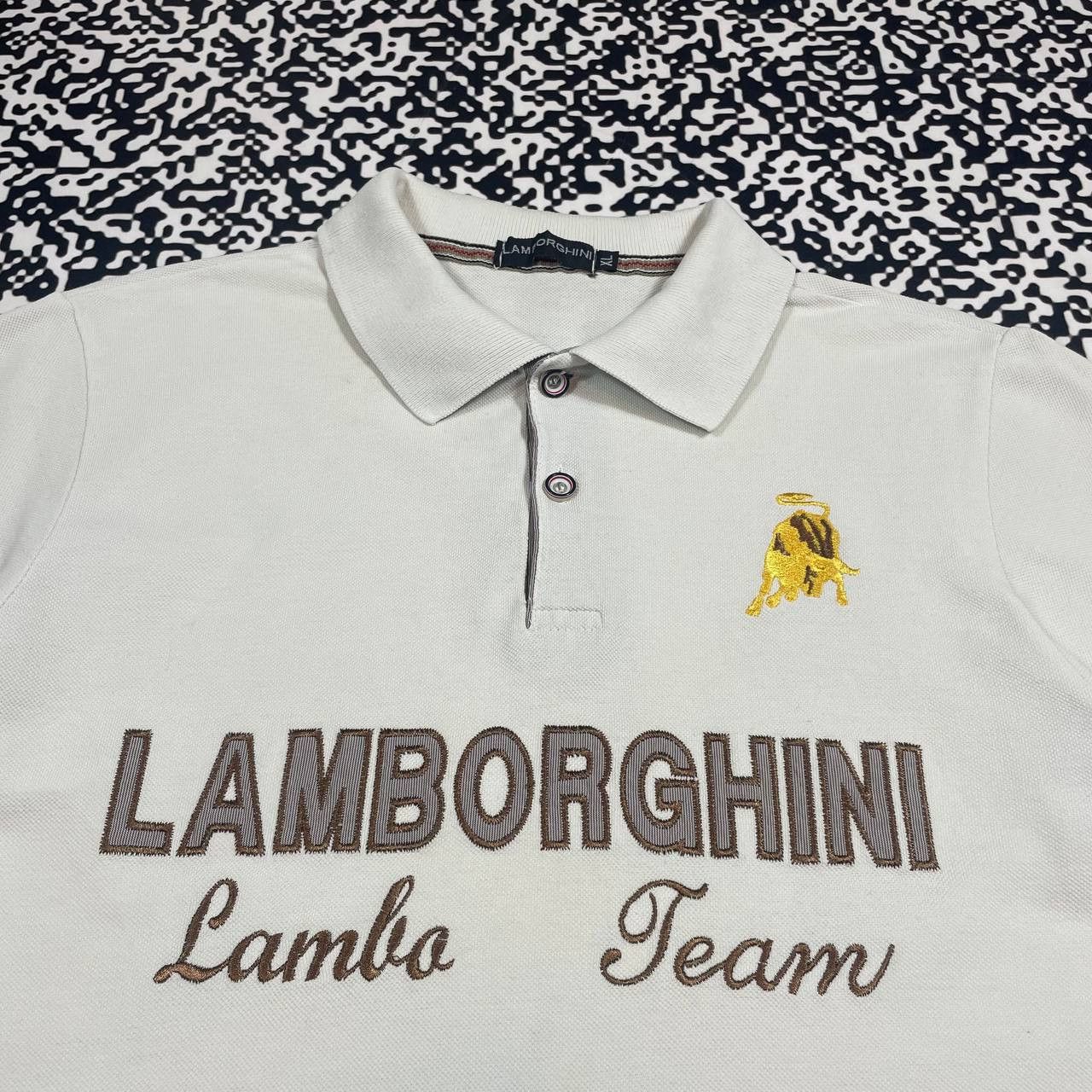 Lamborghini Vintage Y2K Lamborghini Racing Retro Polo T-shirt 90s Style Size US L / EU 52-54 / 3 - 6 Thumbnail