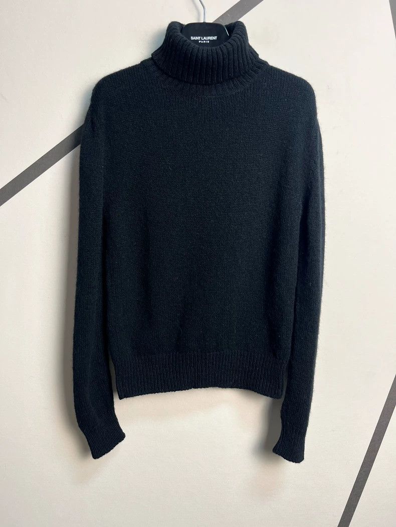 Saint Laurent Paris Saint laurent paris Fall/Winter 16 Black Turtleneck Wool Sw Size US S / EU 44-46 / 1 - 1 Thumbnail