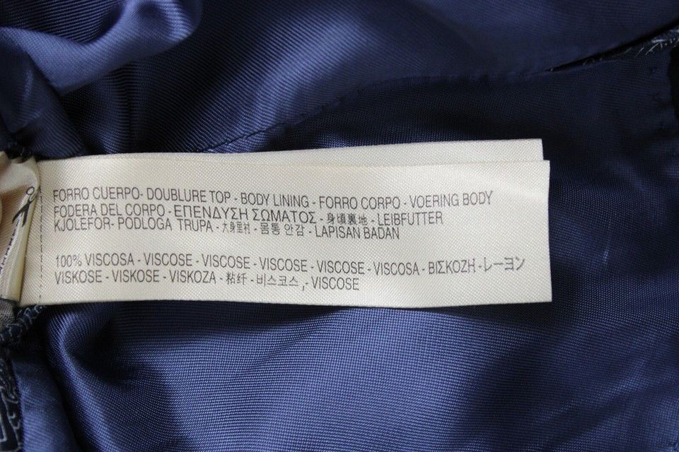 Massimo Dutti [46] 2040 Single Breasted Wool Blazer in Navy Size 46R - 18 Thumbnail