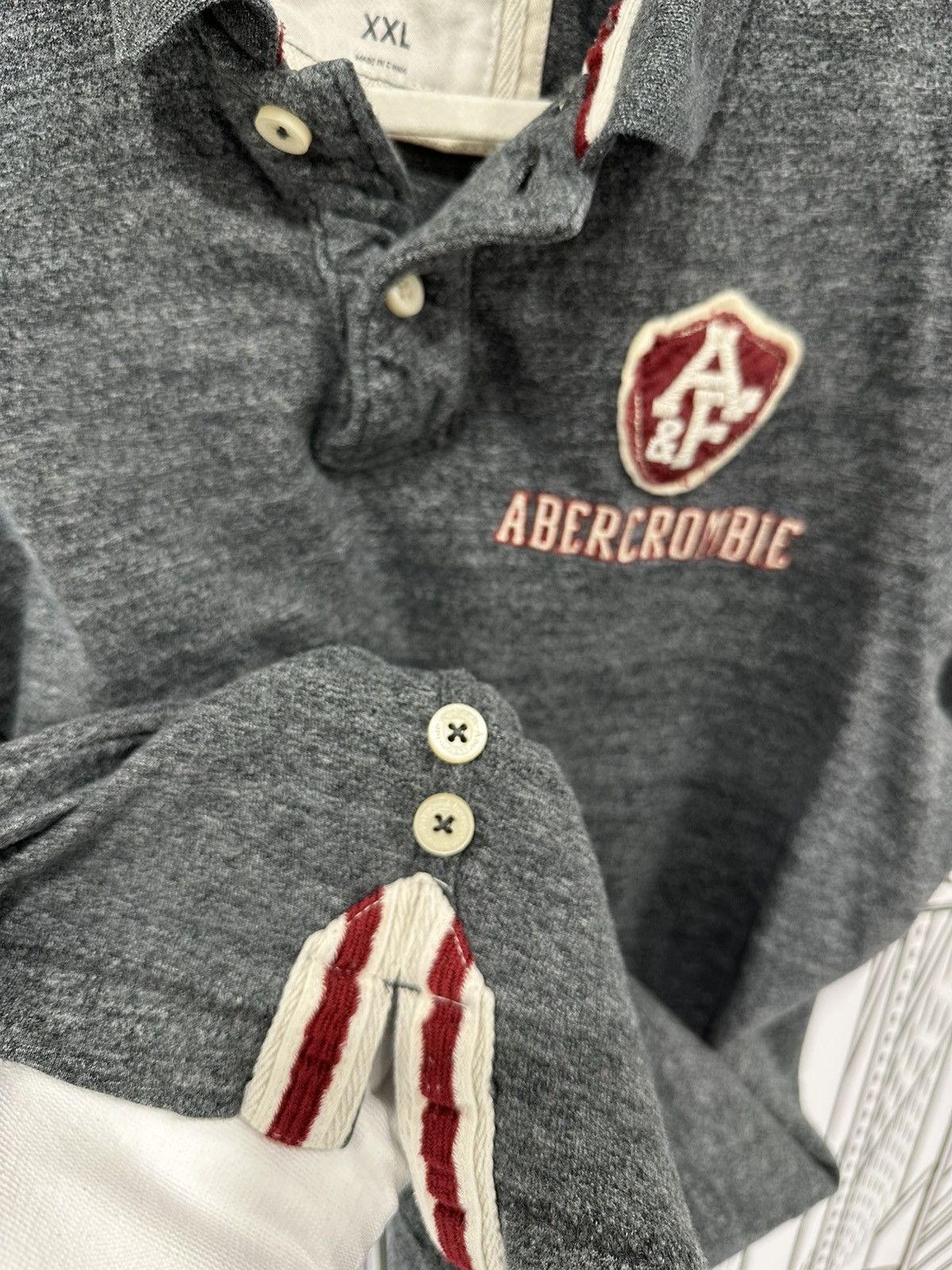 Abercrombie & Fitch Abercrombie & Fitch Vintage 2006 Polo Size Xxl Size US XXL / EU 58 / 5 - 5 Thumbnail