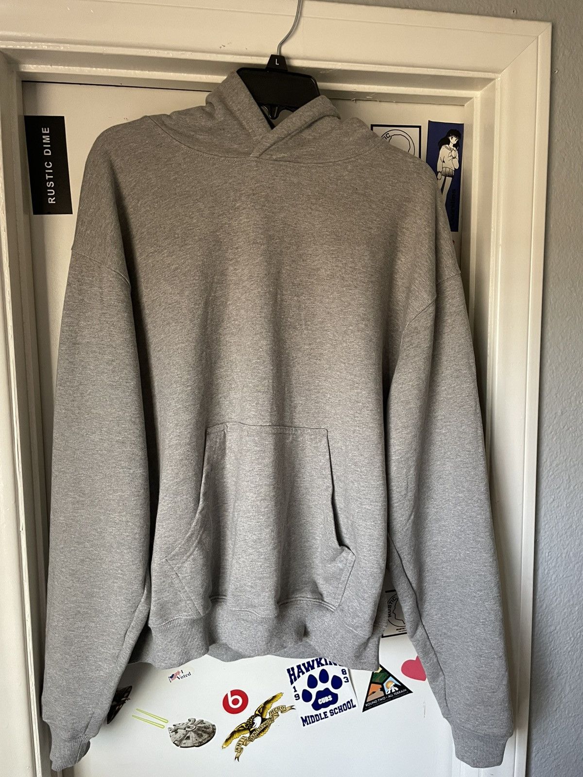 Watc Studio Grey Marl Oversized Hoodie