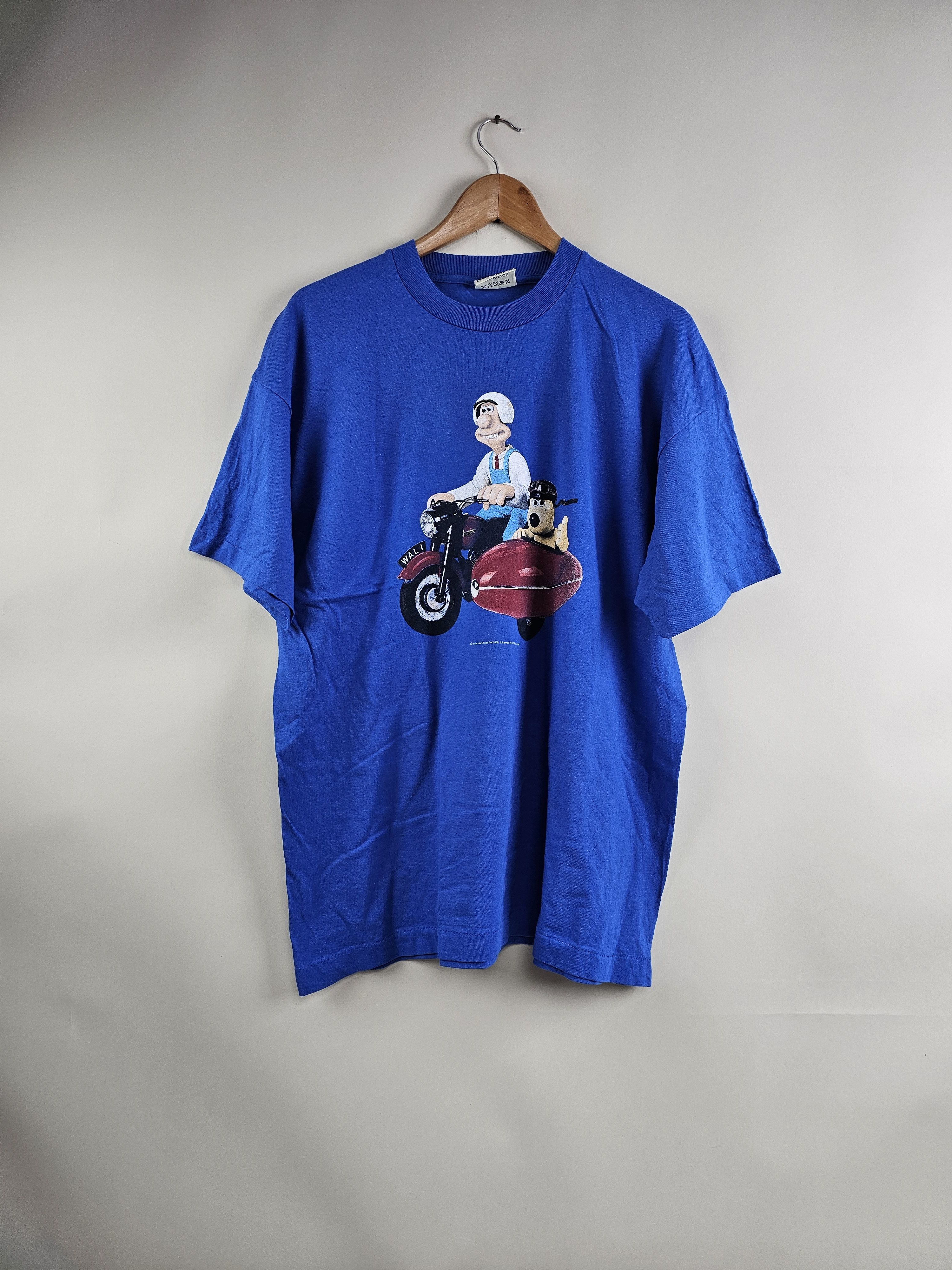 image of Anima x Movie 1989 Wallace & Gromit XL 23" 30" in Blue, Men's