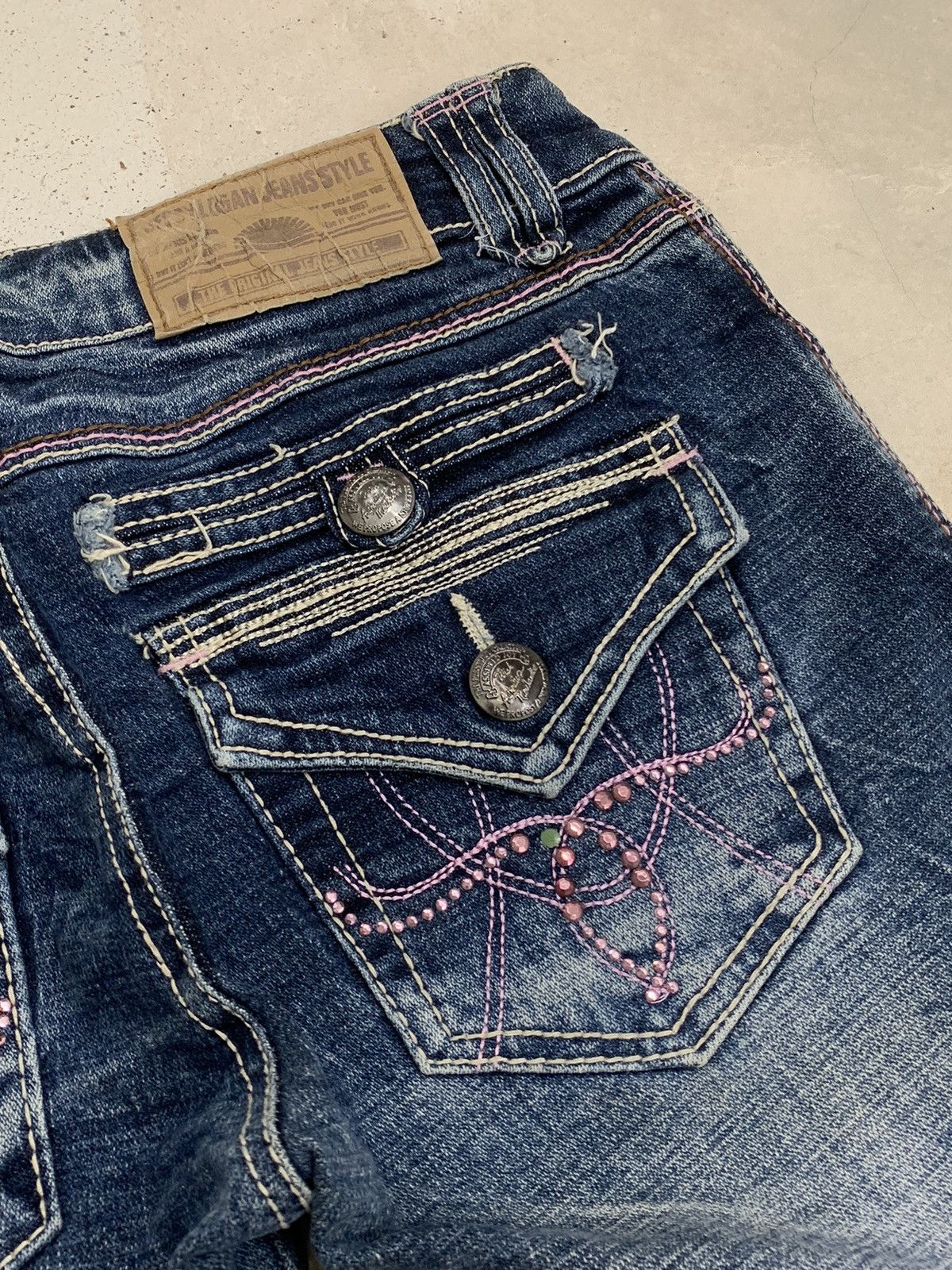 If Six Was Nine × Japanese Brand × Vintage Jessy Logan Vintage Assymetrical Comb Whisker Flare Size US 27 - 17 Thumbnail