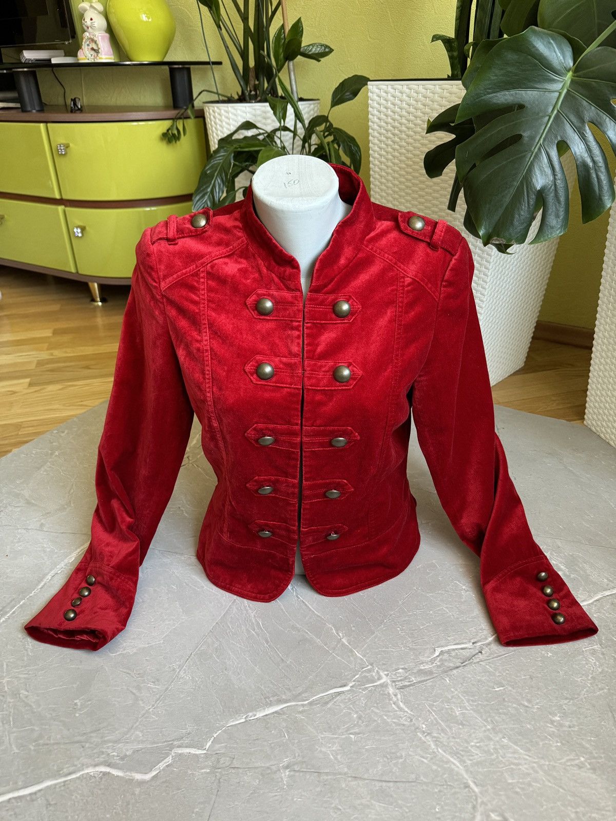Hysteric Glamour Vintage Military Napoleon Velour Jacket PPFM Balmain Style Size M / US 6-8 / IT 42-44 - 3 Thumbnail
