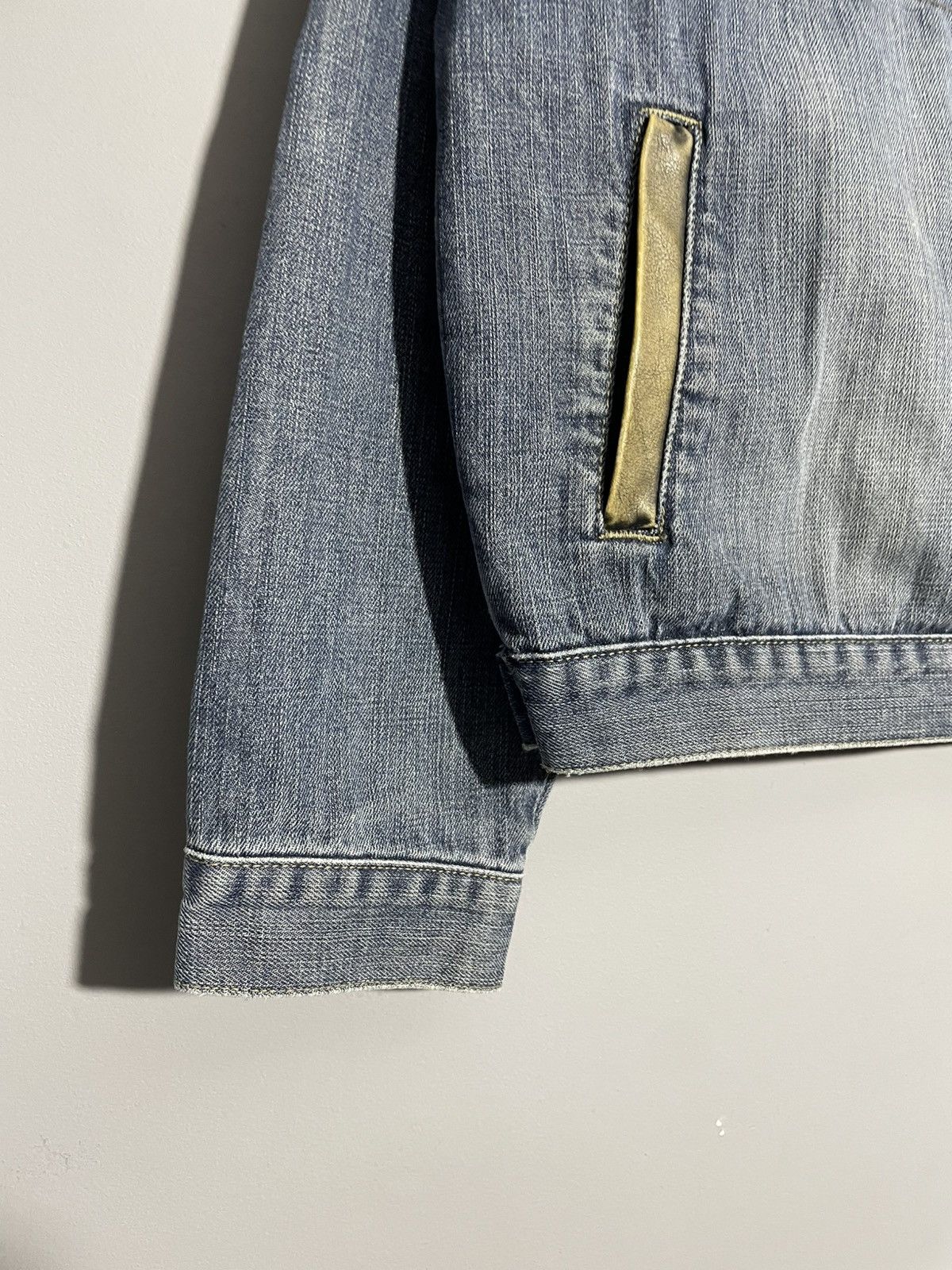 Levi's × Vintage Vintage Levi’s Made In USA jeans jacket with leather details Size US L / EU 52-54 / 3 - 4 Thumbnail