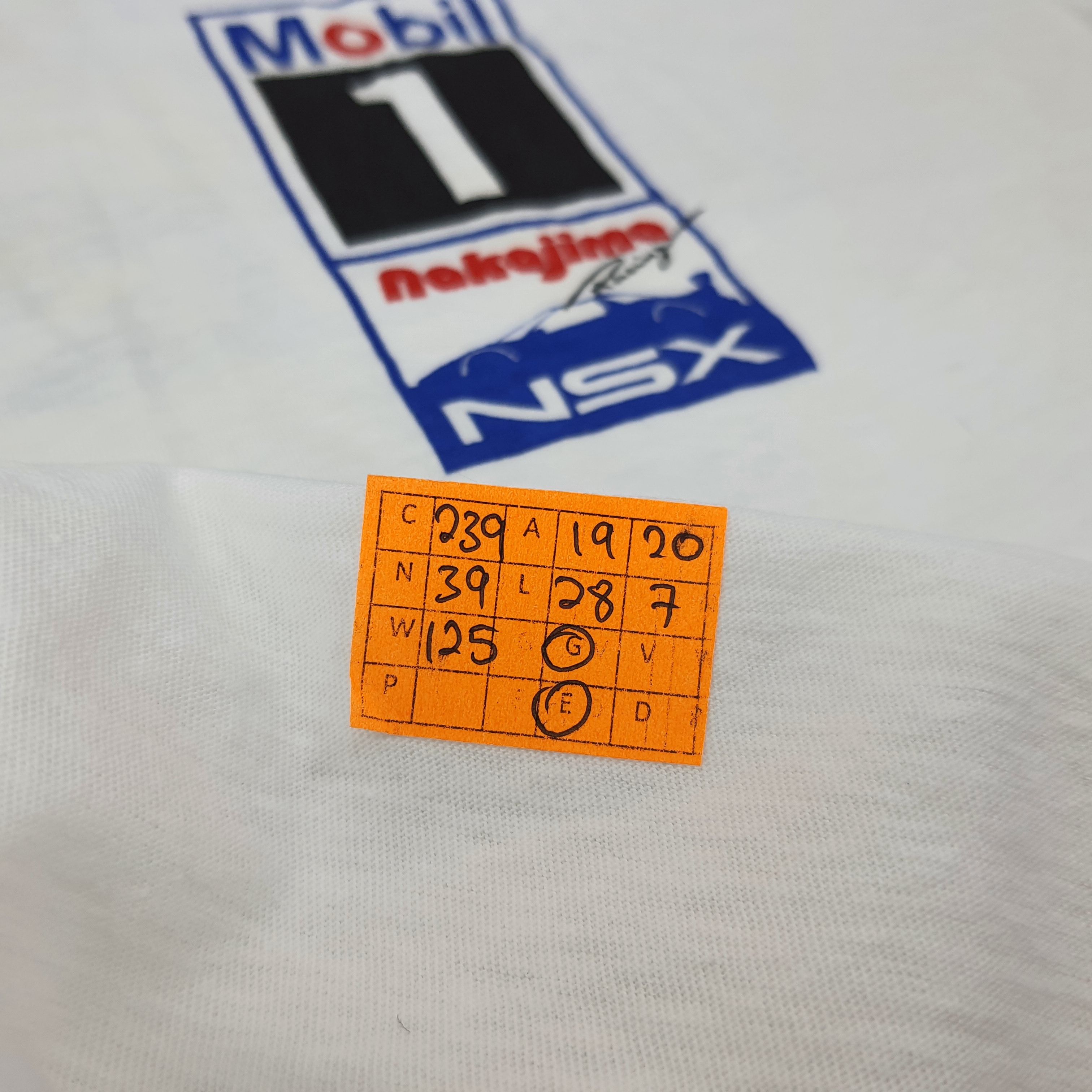 Other Vintage Mobil 1 Nakajima NSX Motorsports Tshirt C239N39 Size US M / EU 48-50 / 2 - 9 Thumbnail
