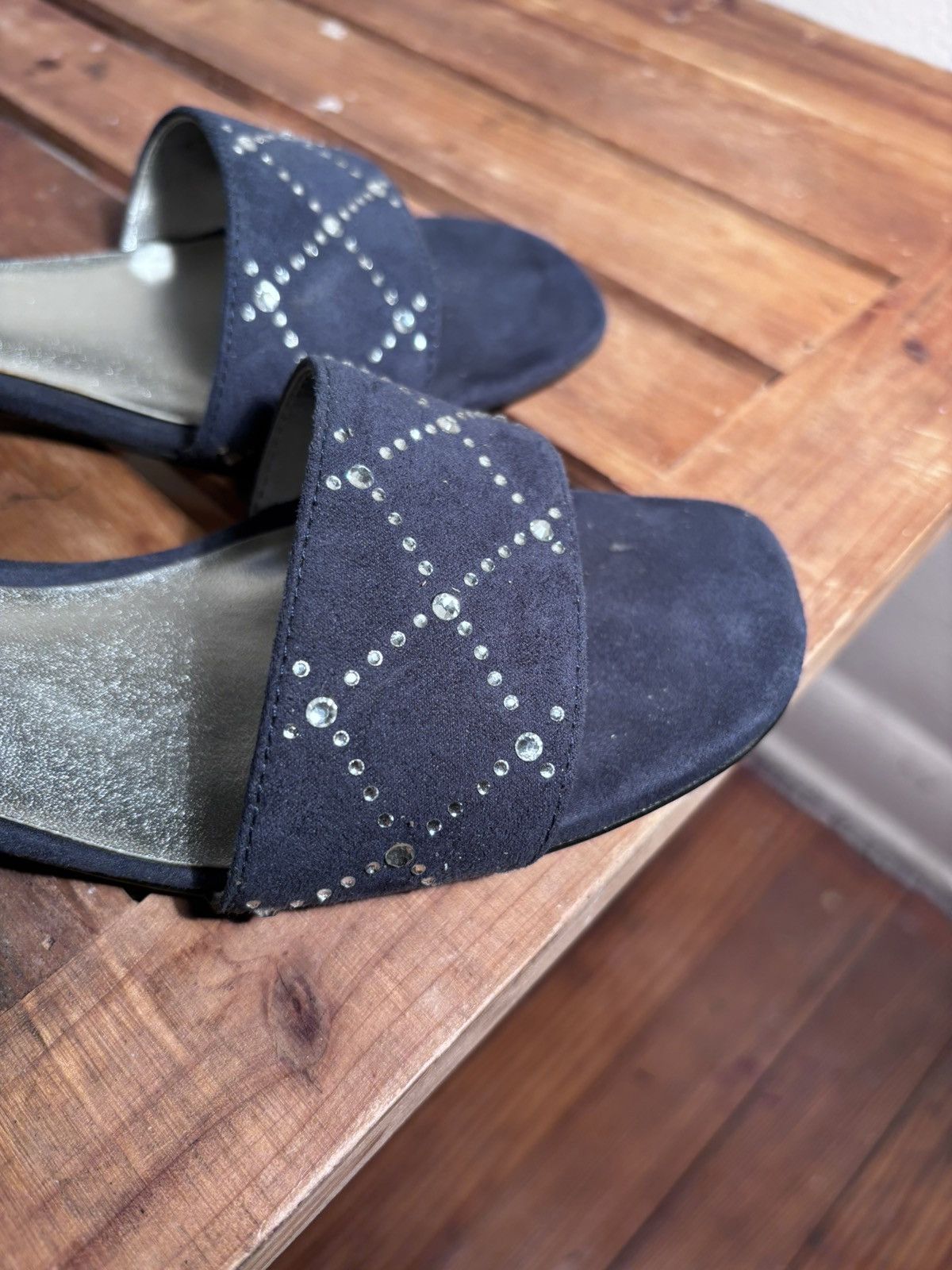 Other David Tate Jeweled Block Heel Shoes Size US 8 / IT 38 - 4 Thumbnail