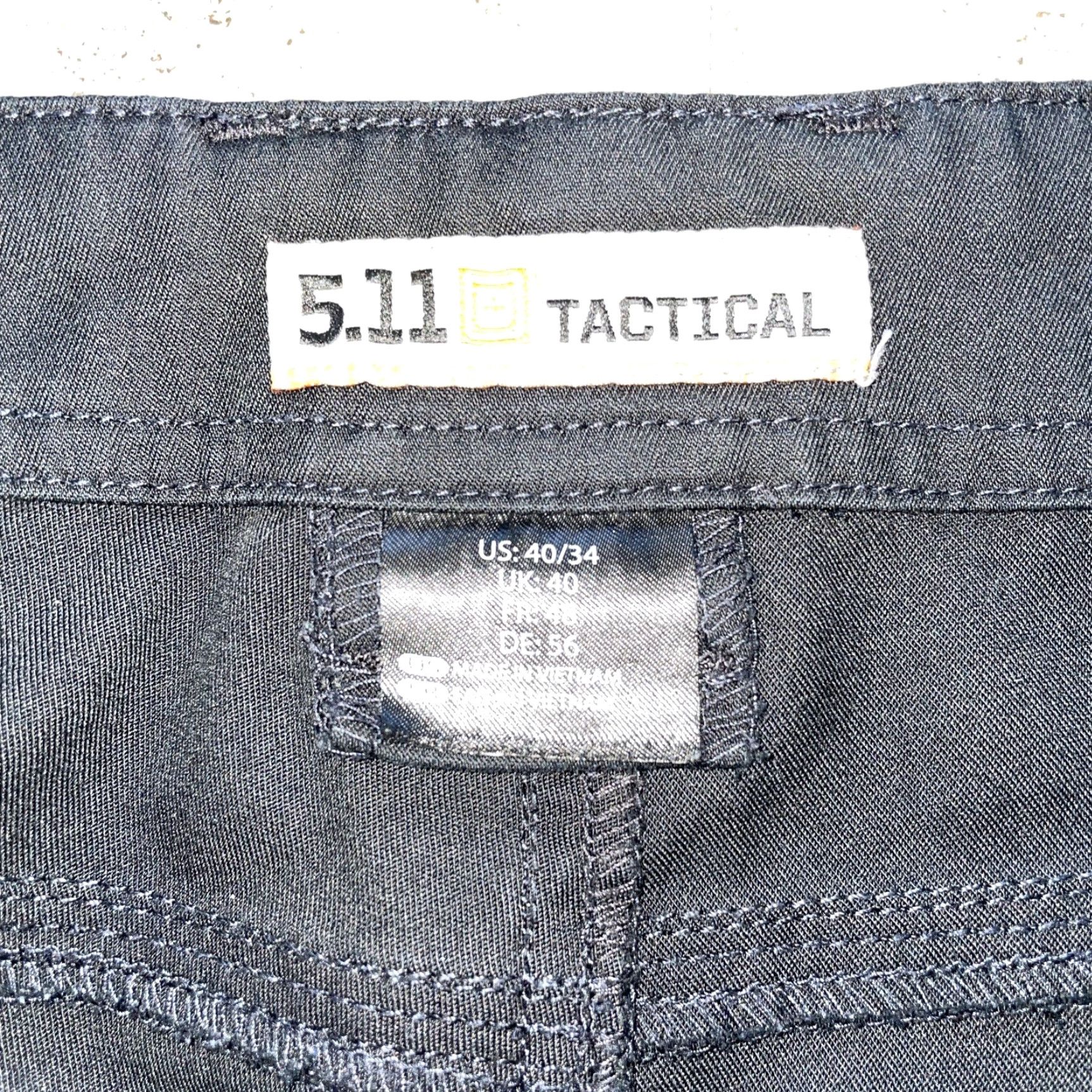 Vintage 5.11 Tactical Jeans Mens Size 40x34 Black Straight Size US 40 / EU 56 - 3 Thumbnail