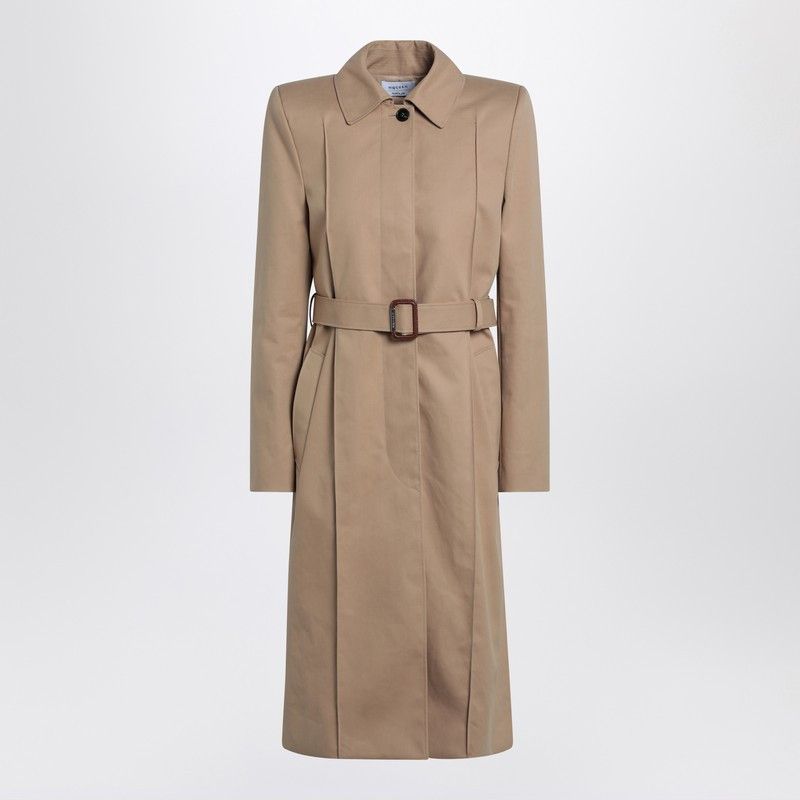 ジャケット Alexander McQueen Beige trench coat with belt Alexander McQueen Alexander Mcqueen Beige Trench Coat With