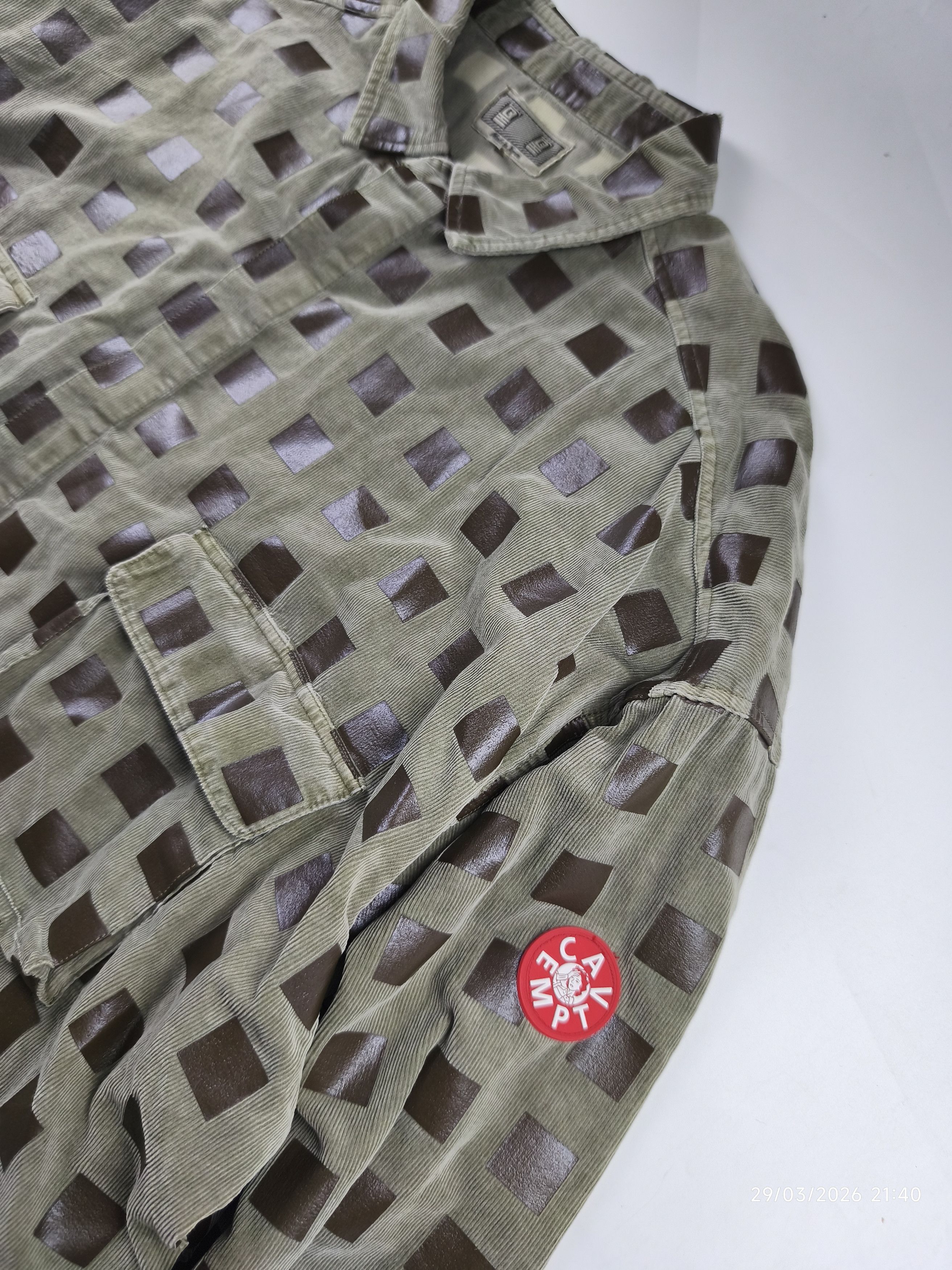 Cav Empt Cav empt overdye cord dot big shirt Size US XL / EU 56 / 4 - 5 Thumbnail