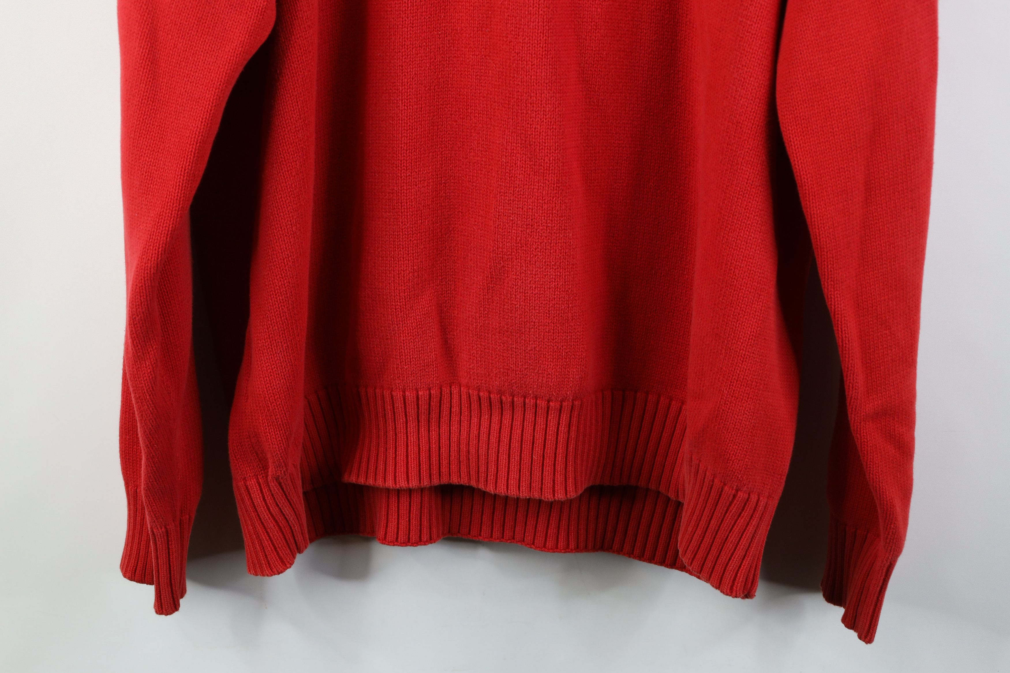 Tommy Hilfiger Vintage 90s Y2K Tommy Hilfiger Cotton Ribbed Knit Sweater Size US XL / EU 56 / 4 - 12 Thumbnail