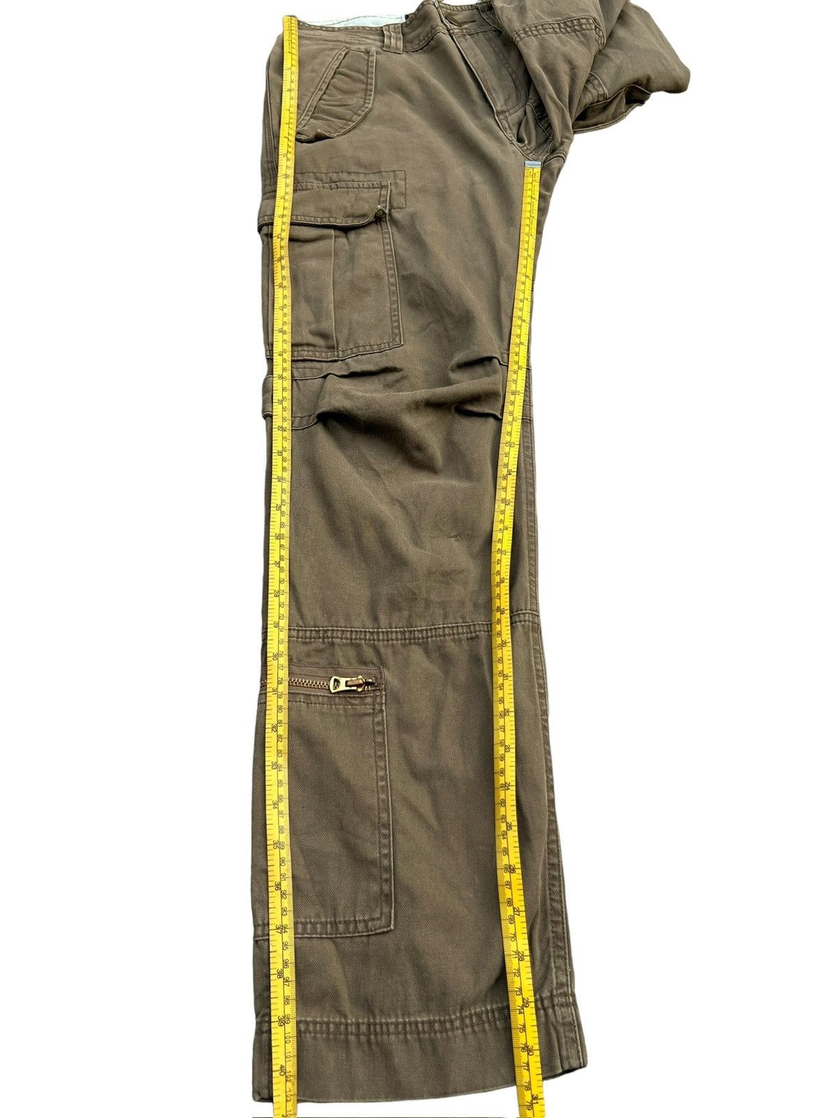 Alpha Industries Vtg Alpha Industries Bondage Multipocket Zipper Pants 29x30 Size US 29 - 10 Thumbnail